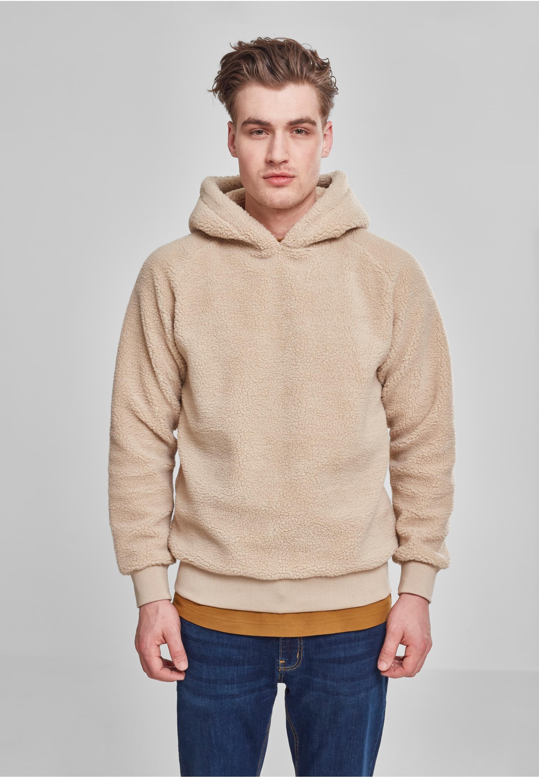 URBAN CLASSICS Sweatshirt »Urban Classics Herren Sherpa Hoody«, (1 tlg.)