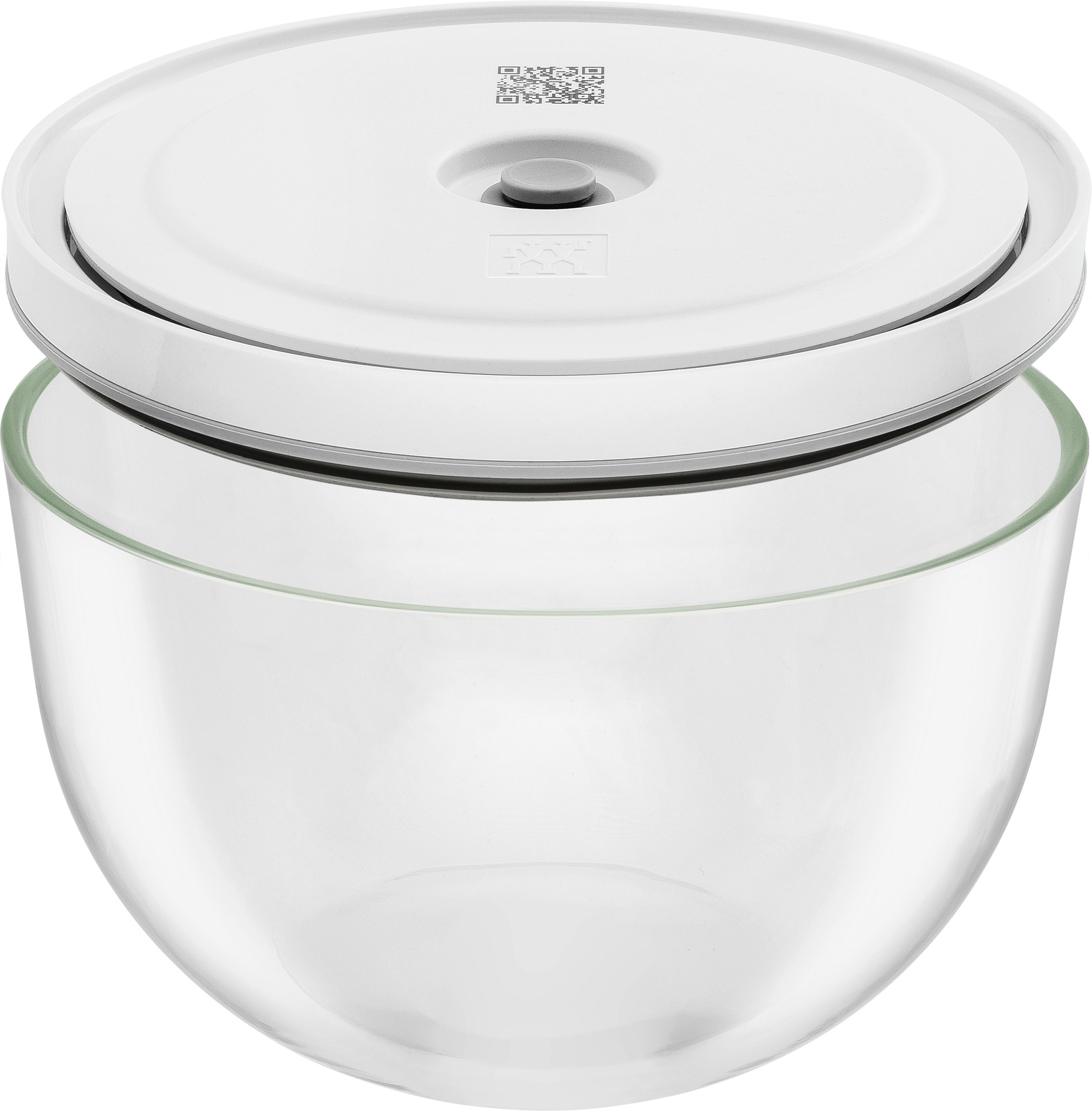 Zwilling Aufbewahrungssystem »Fresh & Save BOWLS«, (Set, 6 tlg., 1 Vakuumschüssel + Deckel (S / 12 cm), (M / 18 cm) + (L / 24 cm), Vakuumschüssel Set S/M/L / 6-tlg., Glas