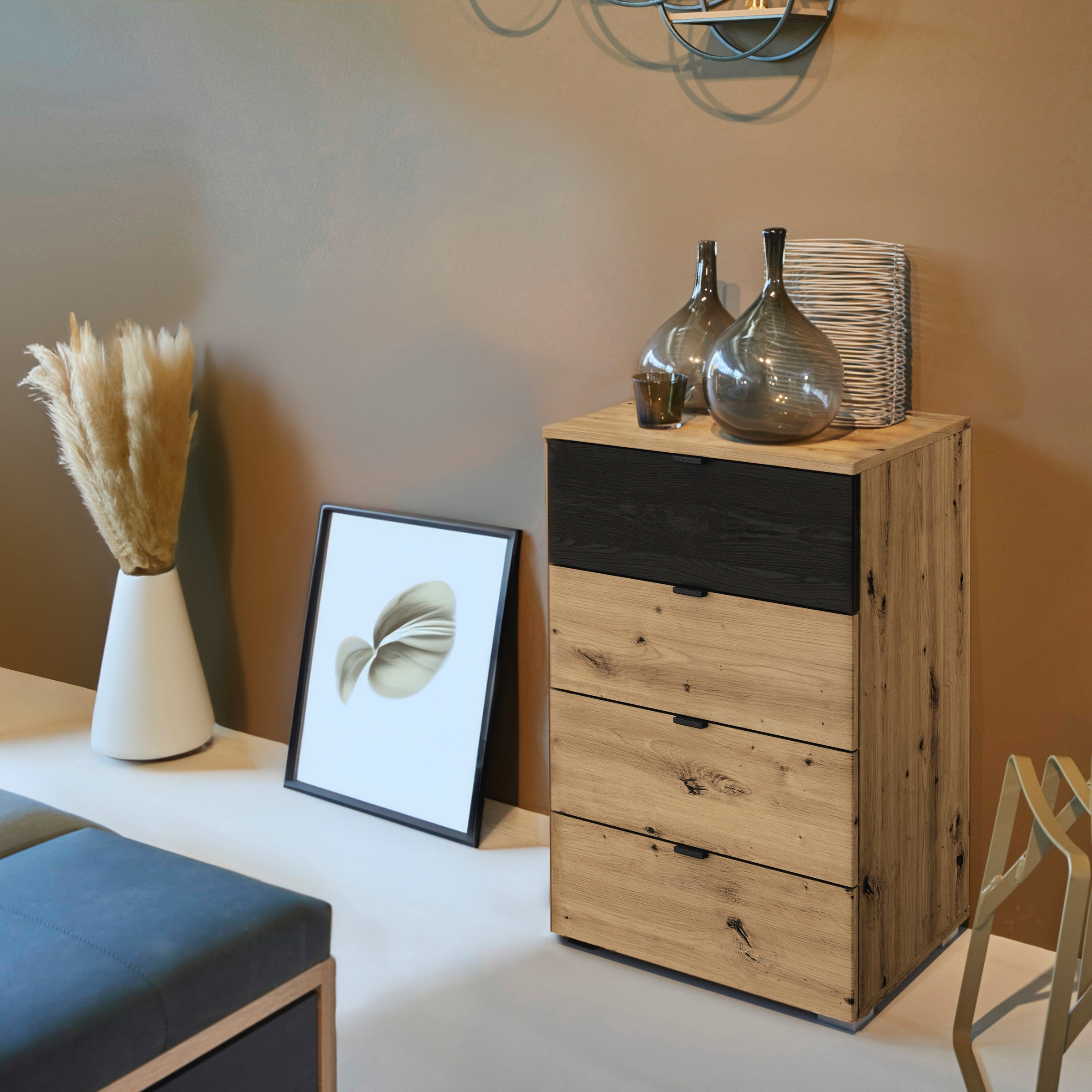 rauch Schubkastenkommode "Sideboard Kommode Schubladenkommode APOLLON" Brei günstig online kaufen