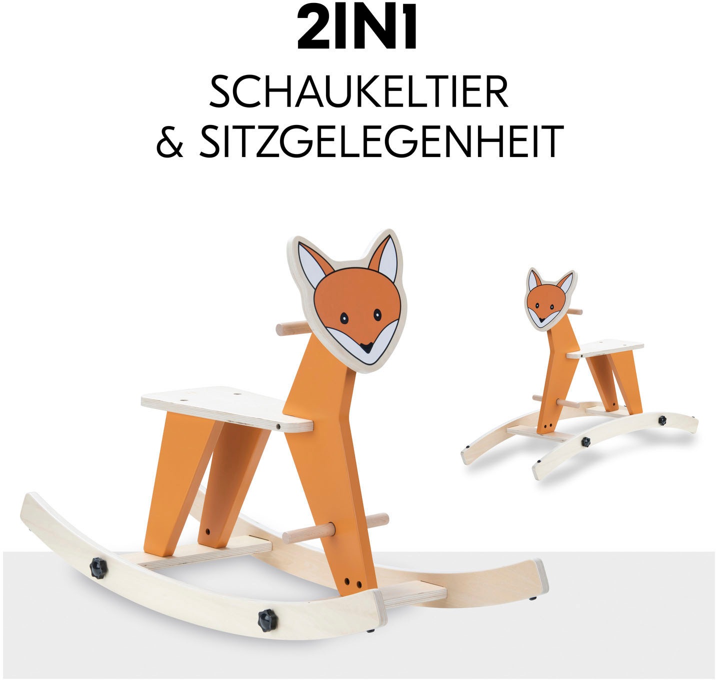 Hauck Schaukeltier »Rock N Swing Fuchs«, FSC® - schützt Wald - weltweit