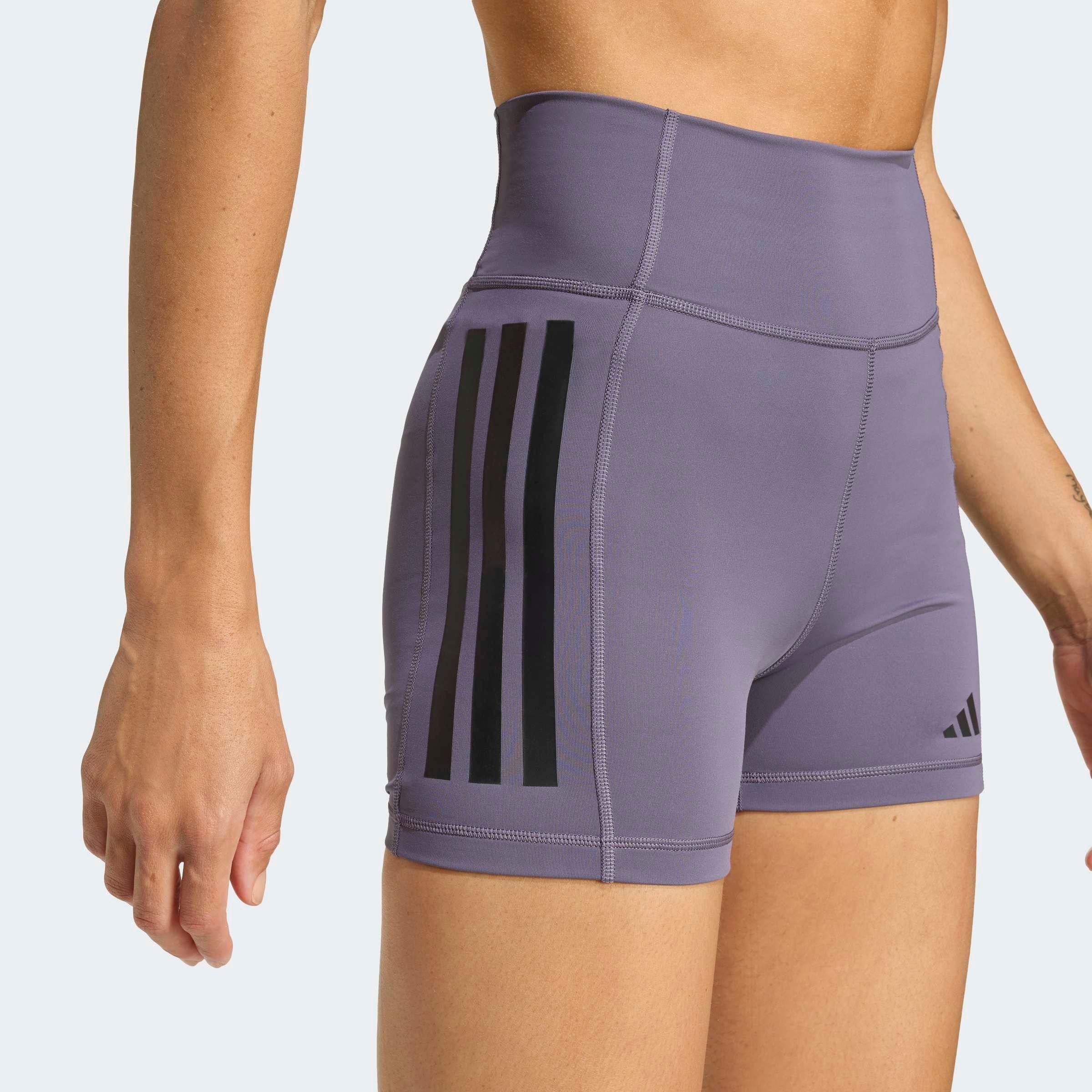 Thumbnail - adidas Performance Shorts "OPTIME 3-STREIFEN KURZE LEGGINGS" sportlicher Stil, für Sport, mit Elasthan, leichtes Materia...