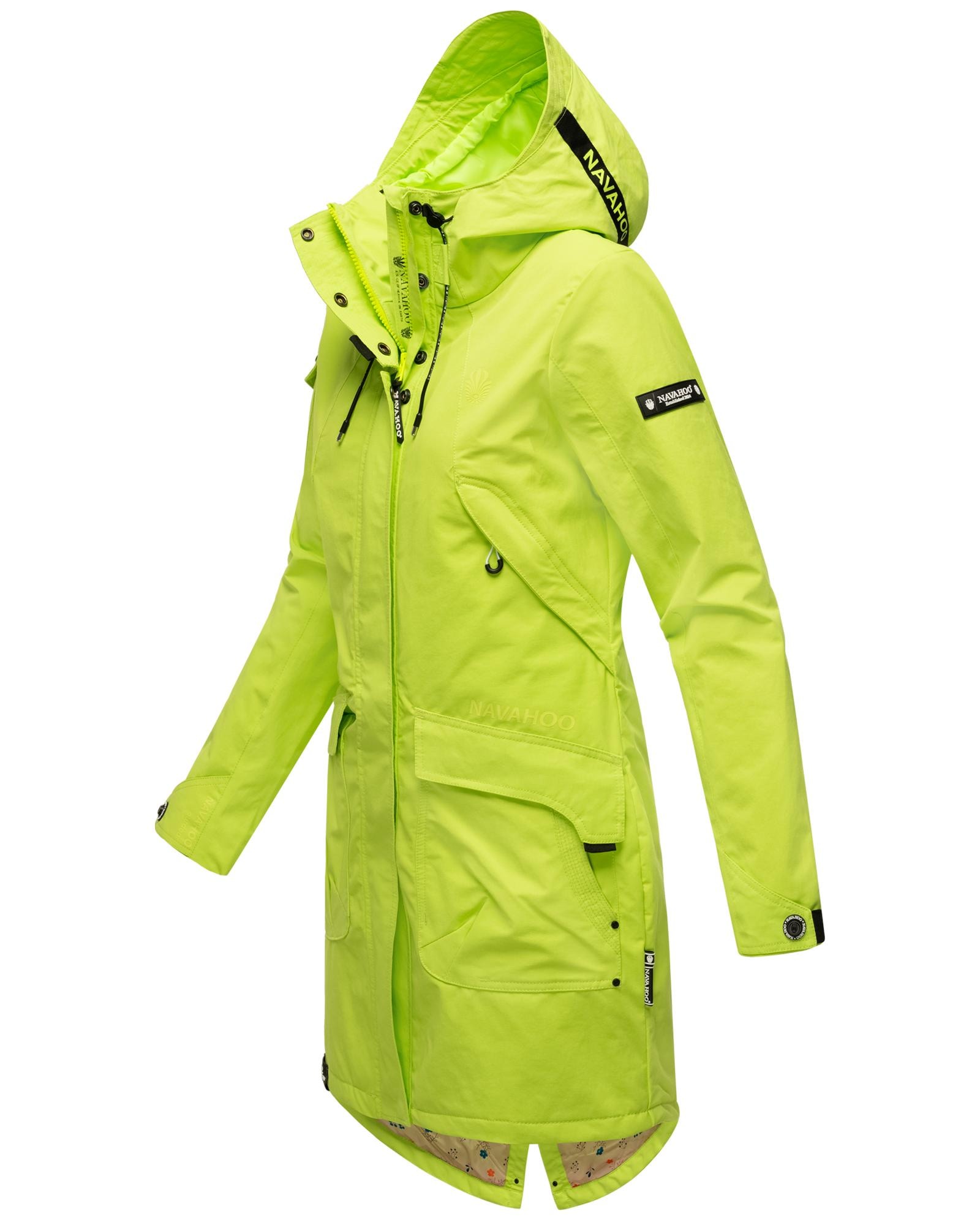 Navahoo Outdoorjacke »Pfefferschote«, mit Kapuze, moderne Damen Übergangsjacke mit Kapuze