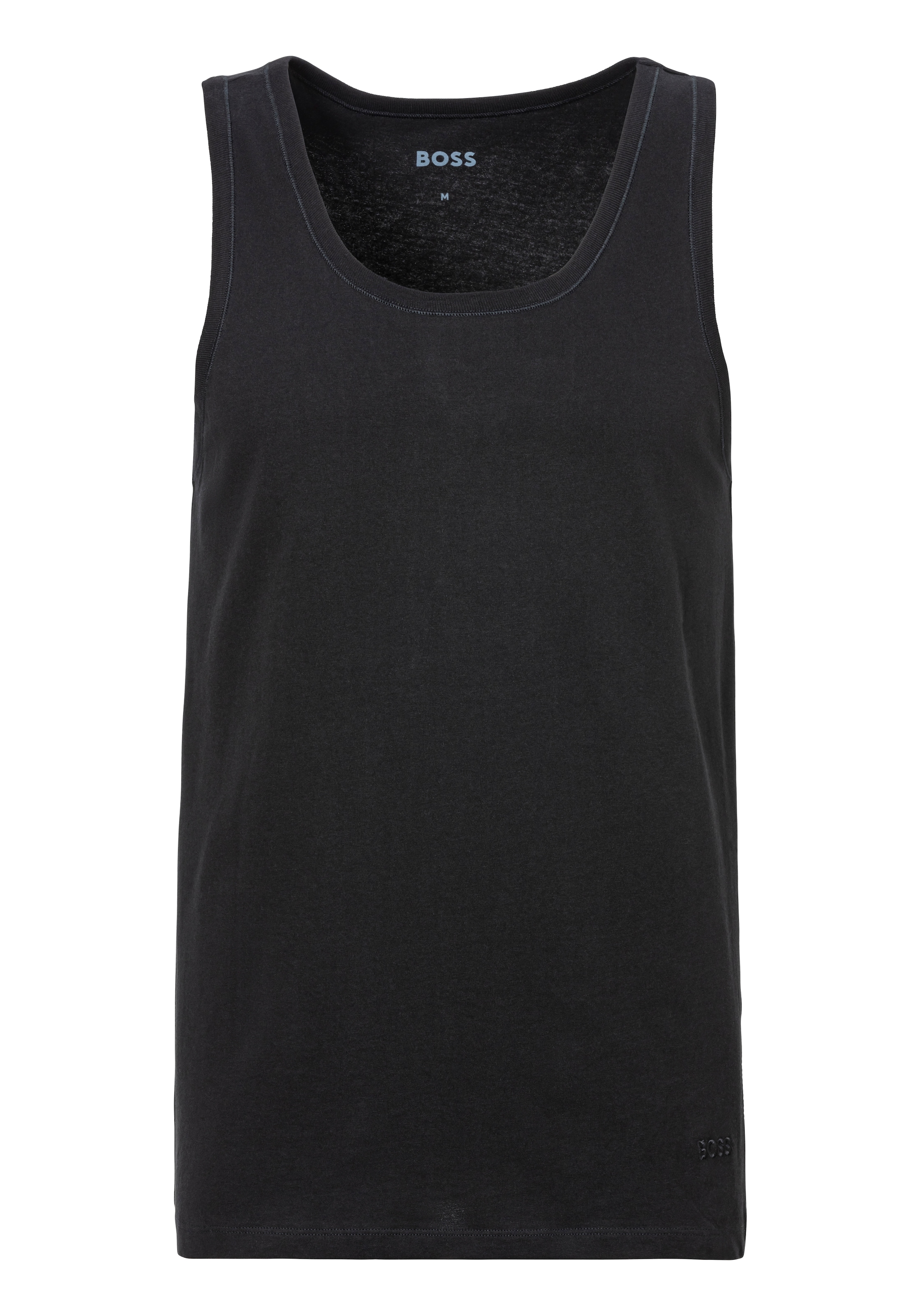 BOSS Unterhemd »Tank Top 3P CO«, (Packung, 3 St.), mit Rippbündchen