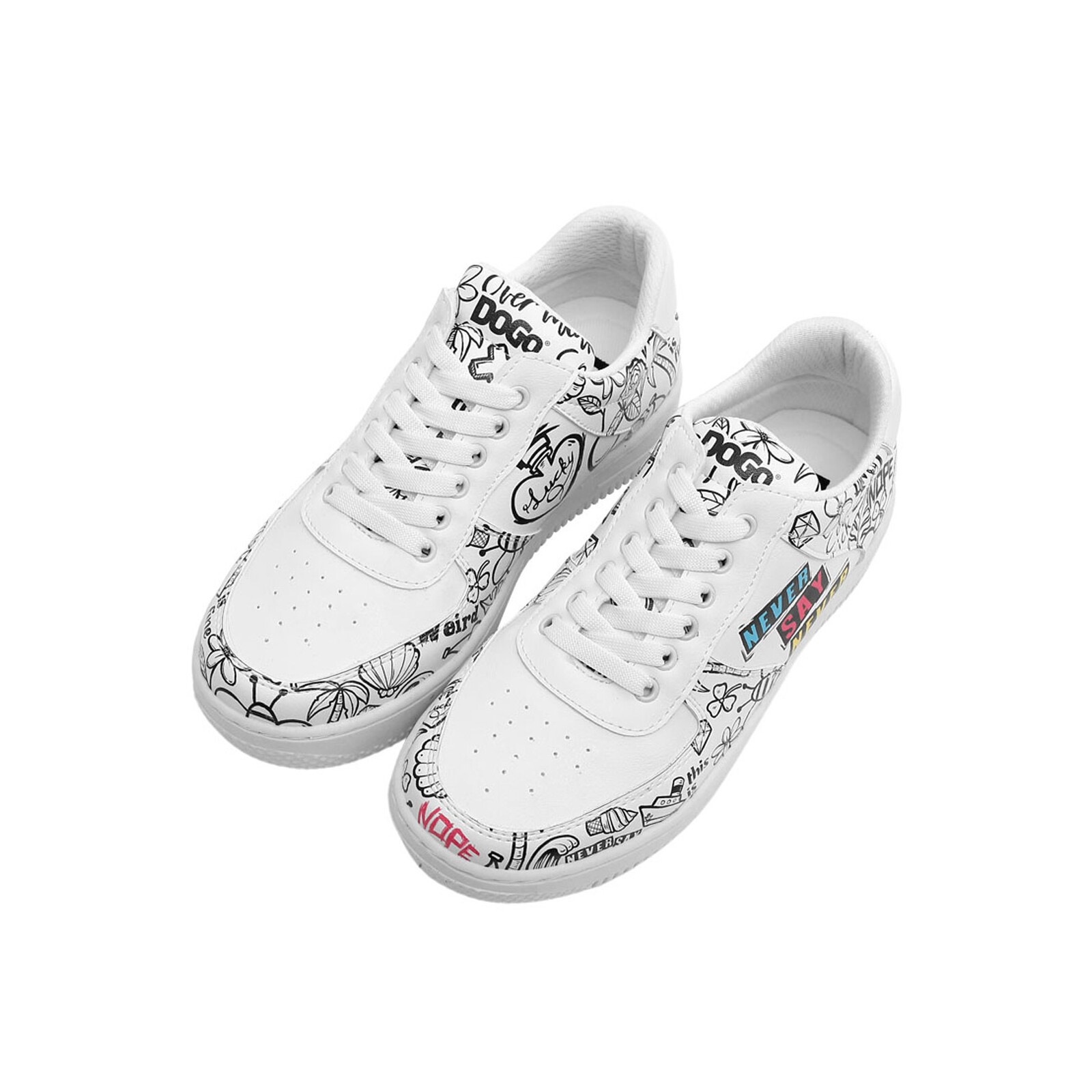 Thumbnail - DOGO Sneaker "Dice Low-Top Sneaker Never Say Never Damen Sneaker", Vegan
