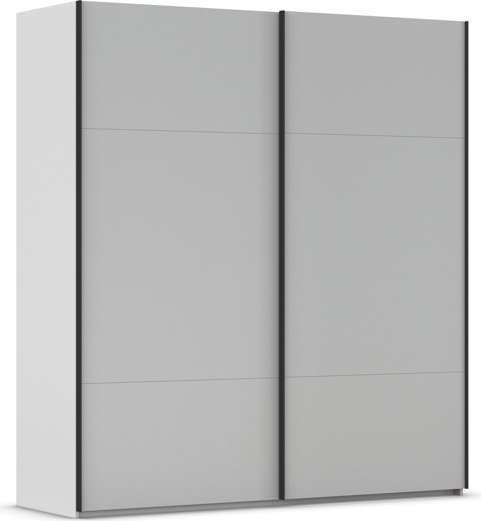 rauch Schwebetürenschrank "Kleiderschrank Schrank Garderobe Schlafzimmerschrank CONTIDO" 3 verschiedene Ausstattungen BASIC/CLASSIC/PREMIUM, aus hochwertigem Material in 6 Breiten 2 Griff-Farben MADE IN GERMANY