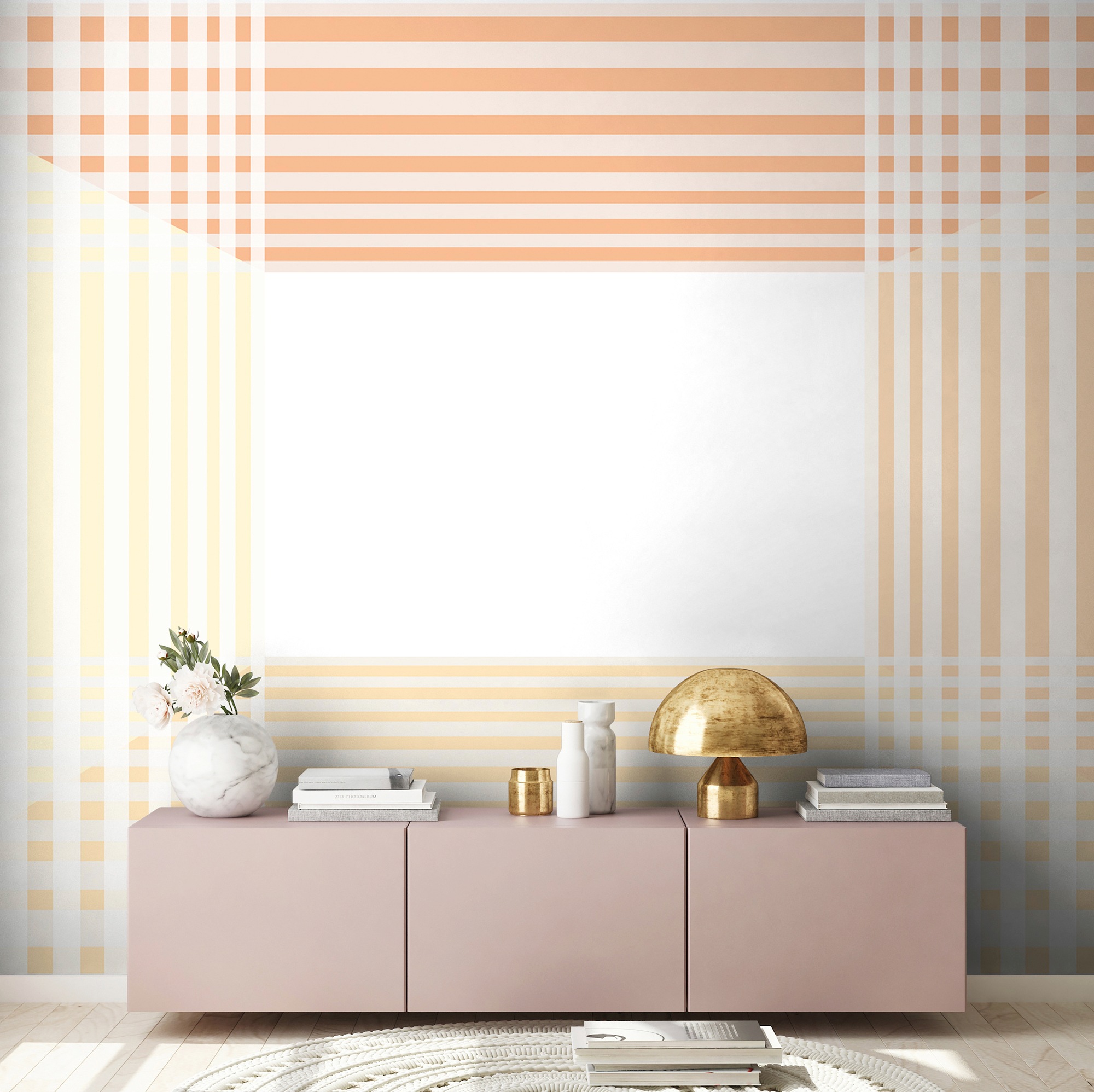 Architects Paper Fototapete »Atelier 47 Room Pattern 2«, 3D-Optik, Vlies, Wand, Schräge, Decke