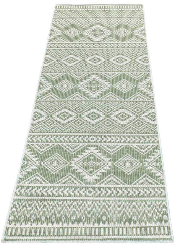 Carpet City Outdoorteppich "PALM 3522" rechteckig 5 mm Höhe Läufer, Wetterf günstig online kaufen