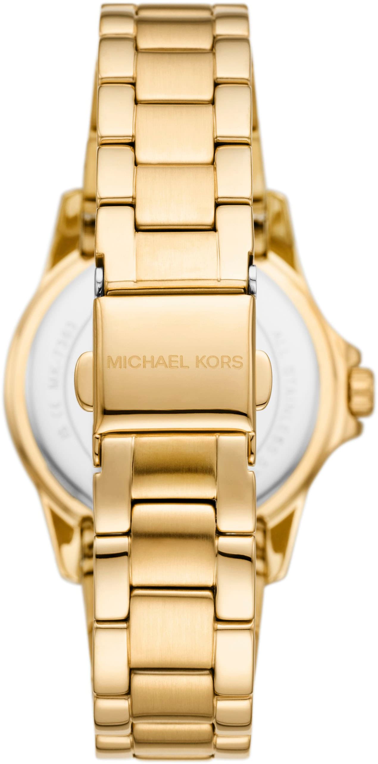 MICHAEL KORS Quarzuhr »EVEREST, MK7363«, Armbanduhr, Damenuhr, Perlmutt-Zifferblatt, analog