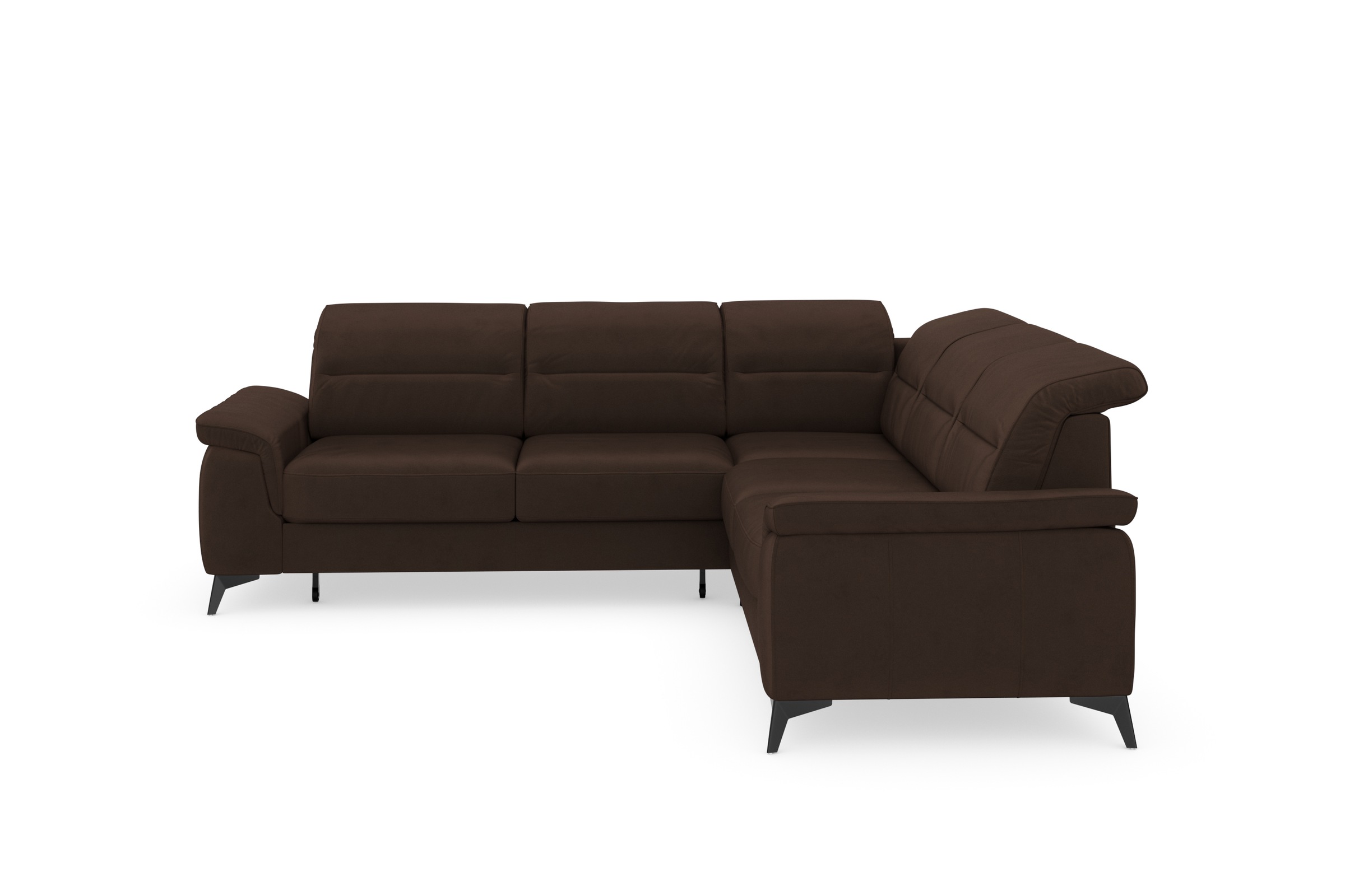 sit&more Ecksofa "Sinatra L-Form" optinal mit Kopfteilverstellung und Armte günstig online kaufen