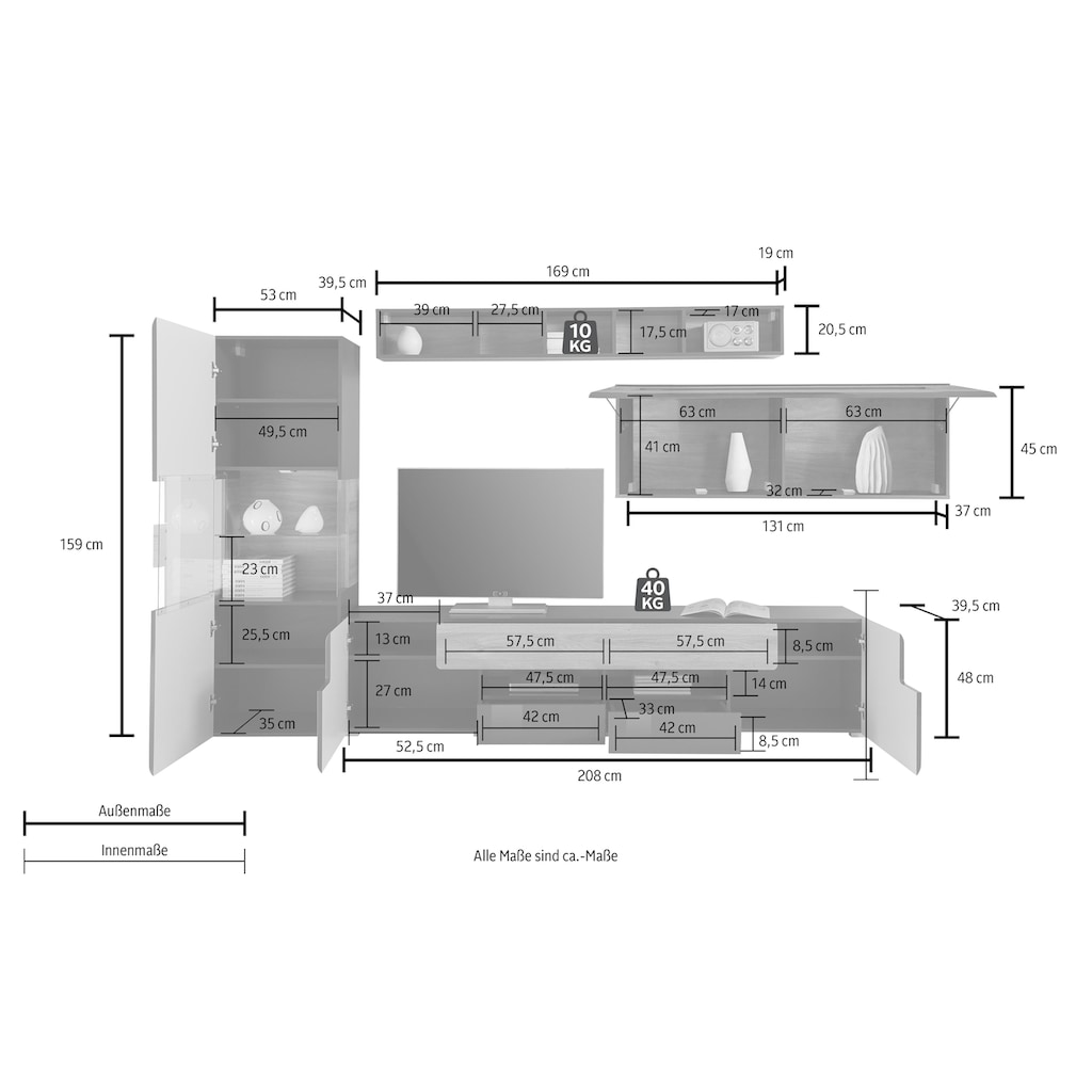 INOSIGN Vitrine »Toledo«