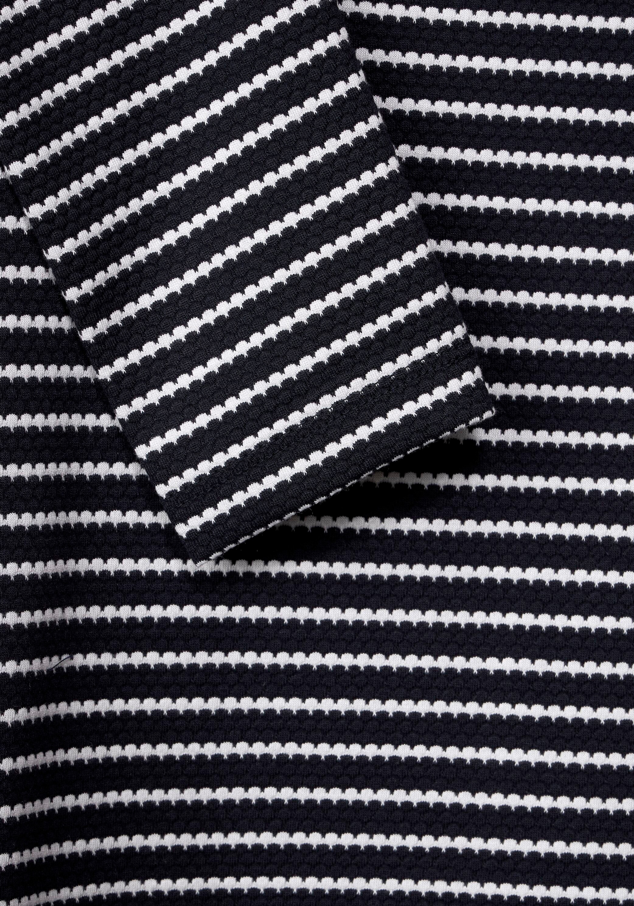 STREET ONE Longsleeve aus strukturiertem Material SV8393