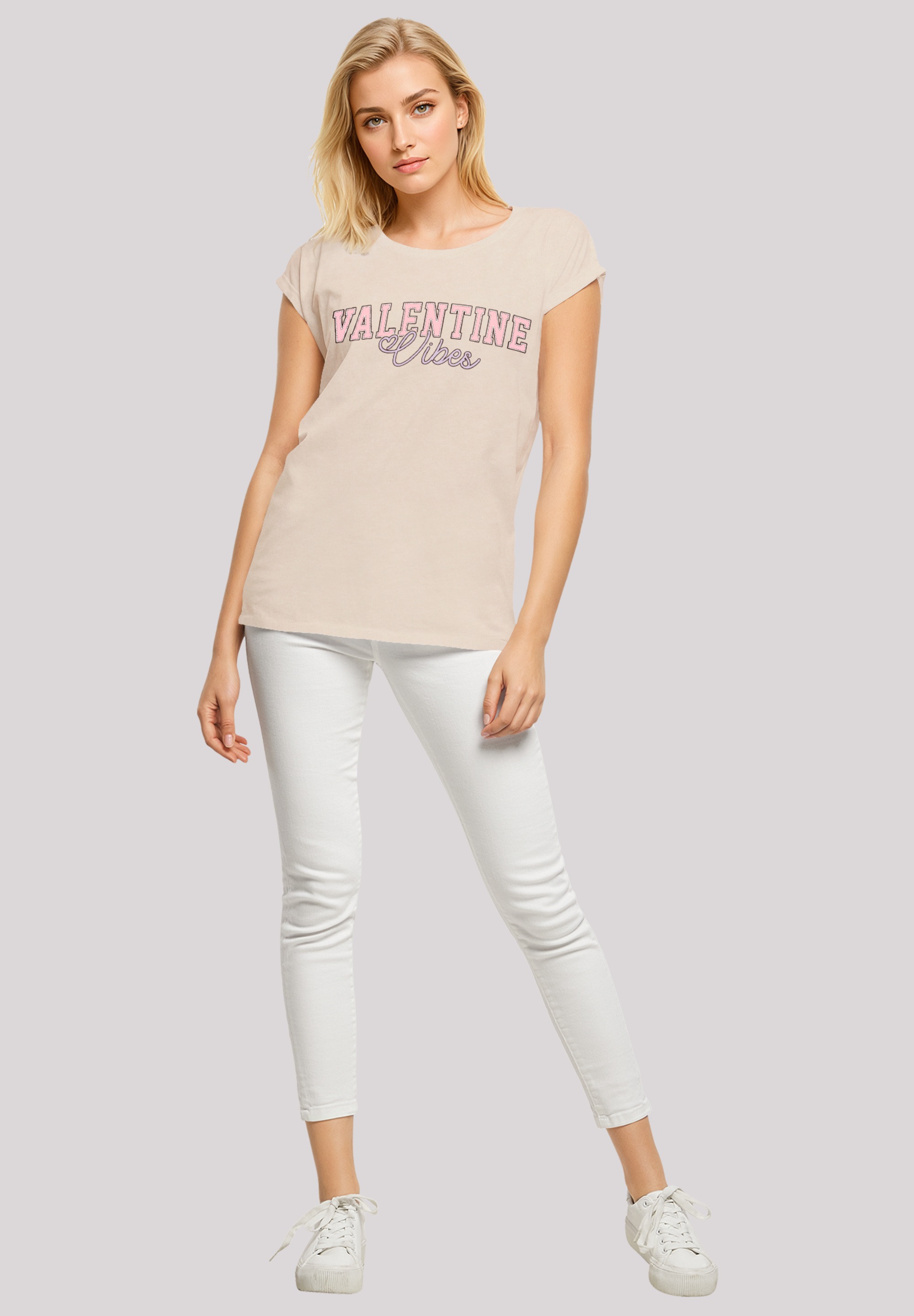 F4NT4STIC T-Shirt »Valentinstag Valentine Vibes«, Premium Qualität