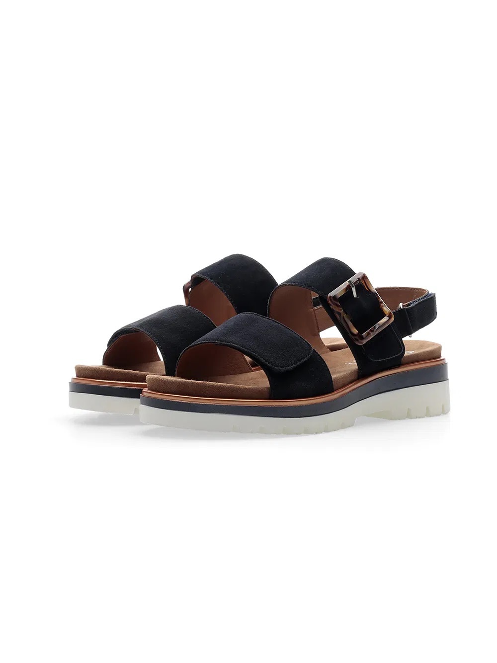 Ara Plateausandaletten "MALAGA", Plateausandale, Klettschuh in Bequemweite günstig online kaufen
