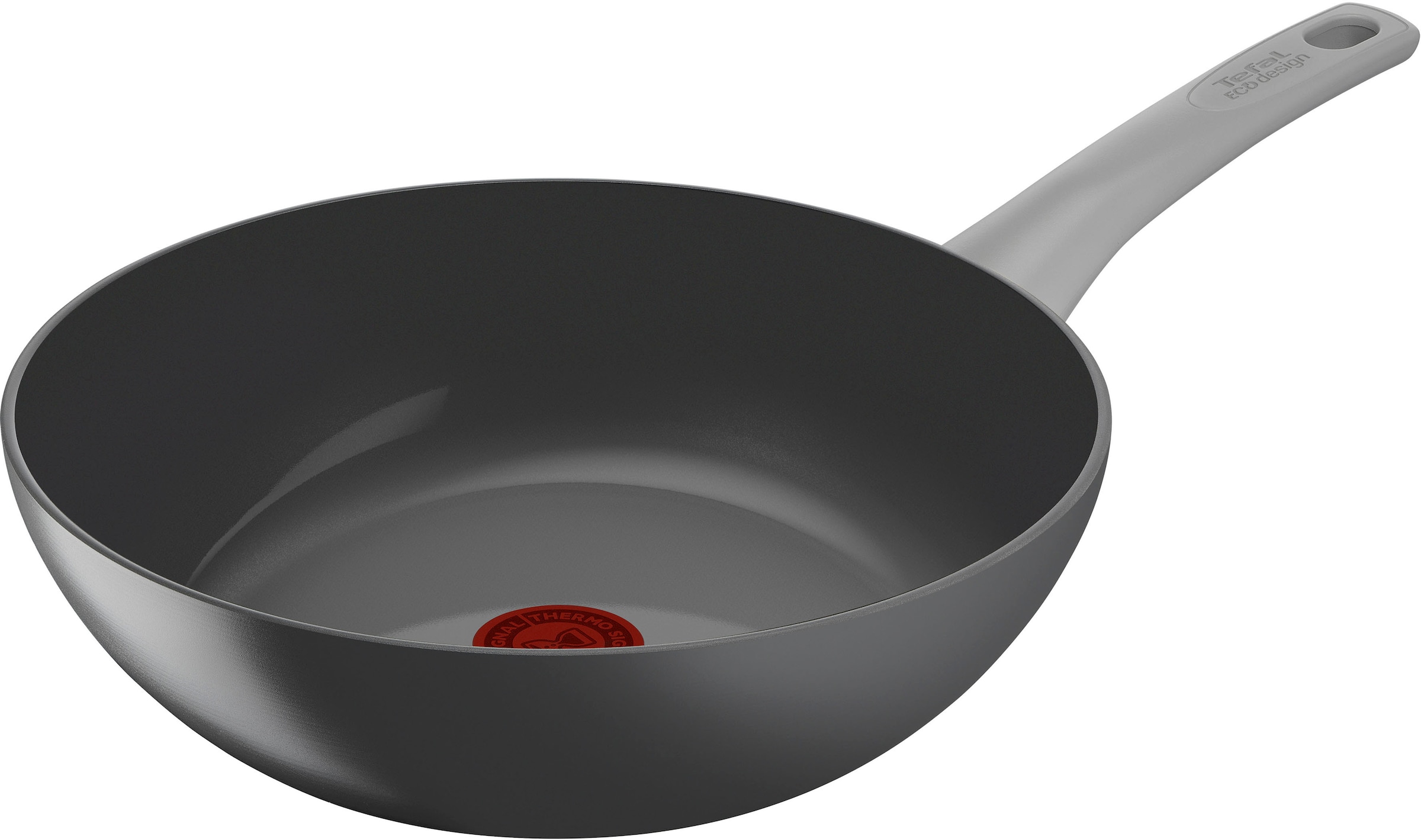 Tefal Wok »Renew On«, Aluminium, (1 tlg.), umweltfreundlich, recycelt, Thermo-Signal, Ø 28 cm, Induktion