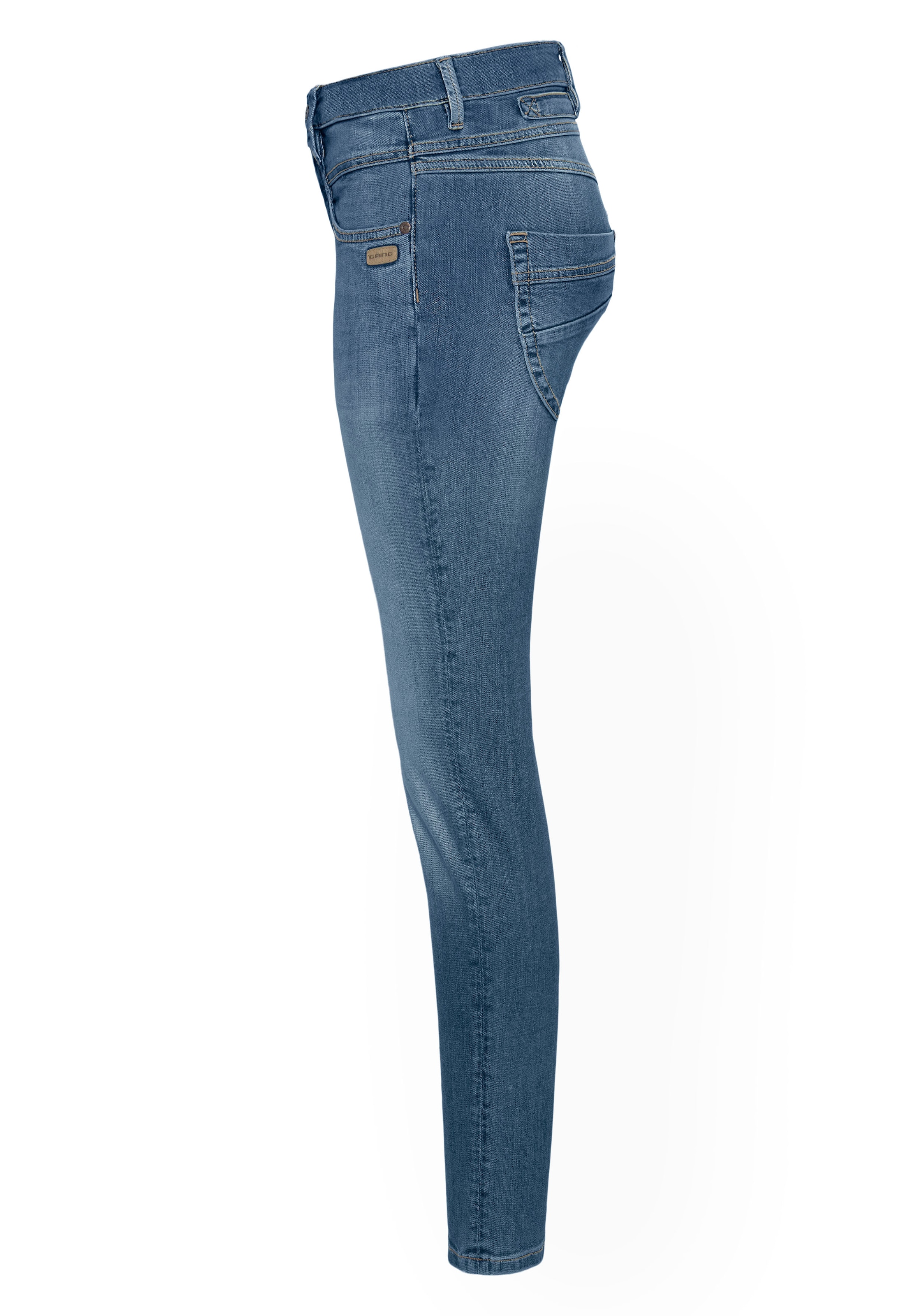 GANG Skinny-fit-Jeans offener halb bestellen stylischer »94Medina«, BAUR | Knopfleiste für mit