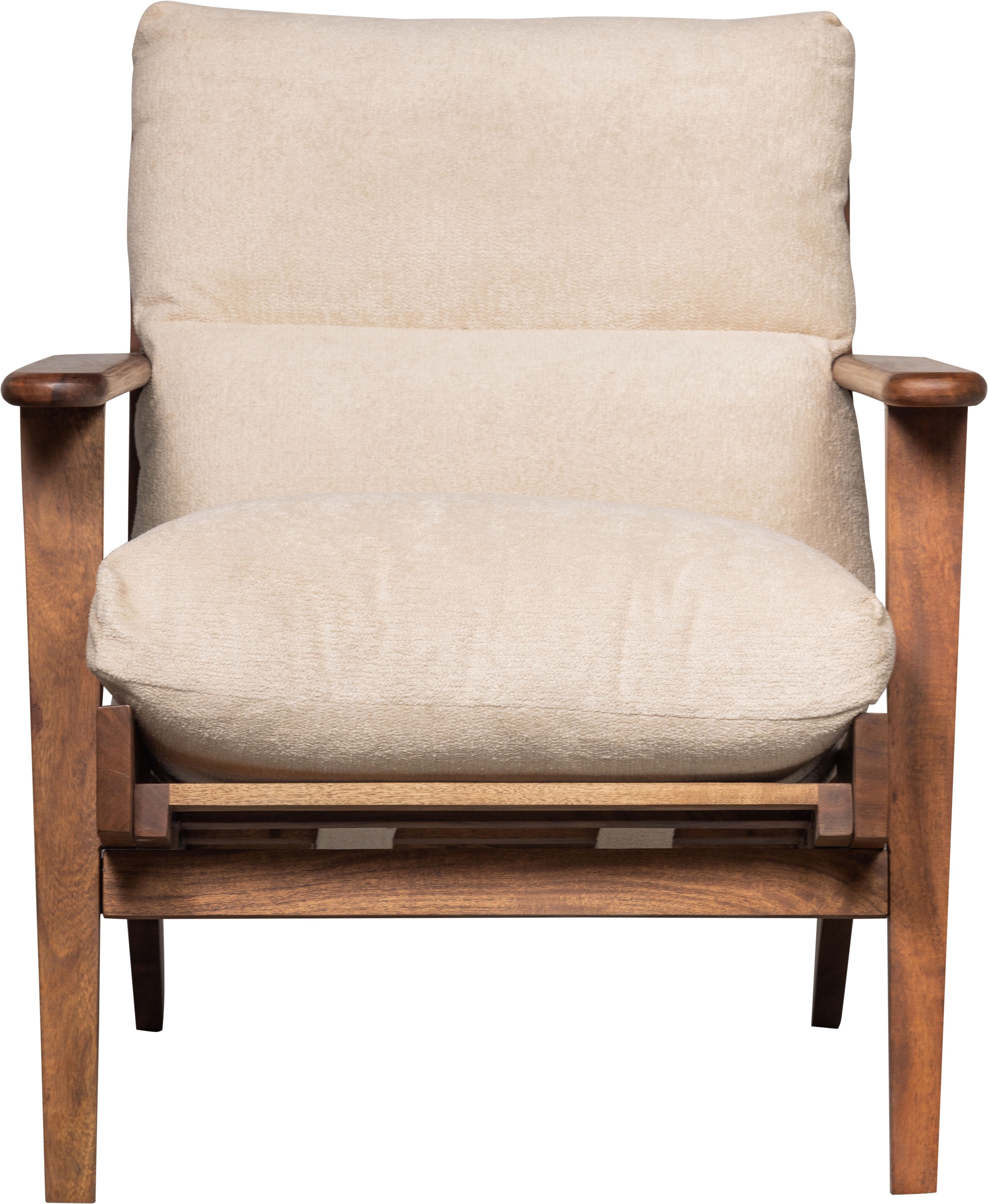 WOOOD Sessel »Houston«, Rahmen aus Akazienholz, maximale Belastbarkeit 150 kg, H 86 cm