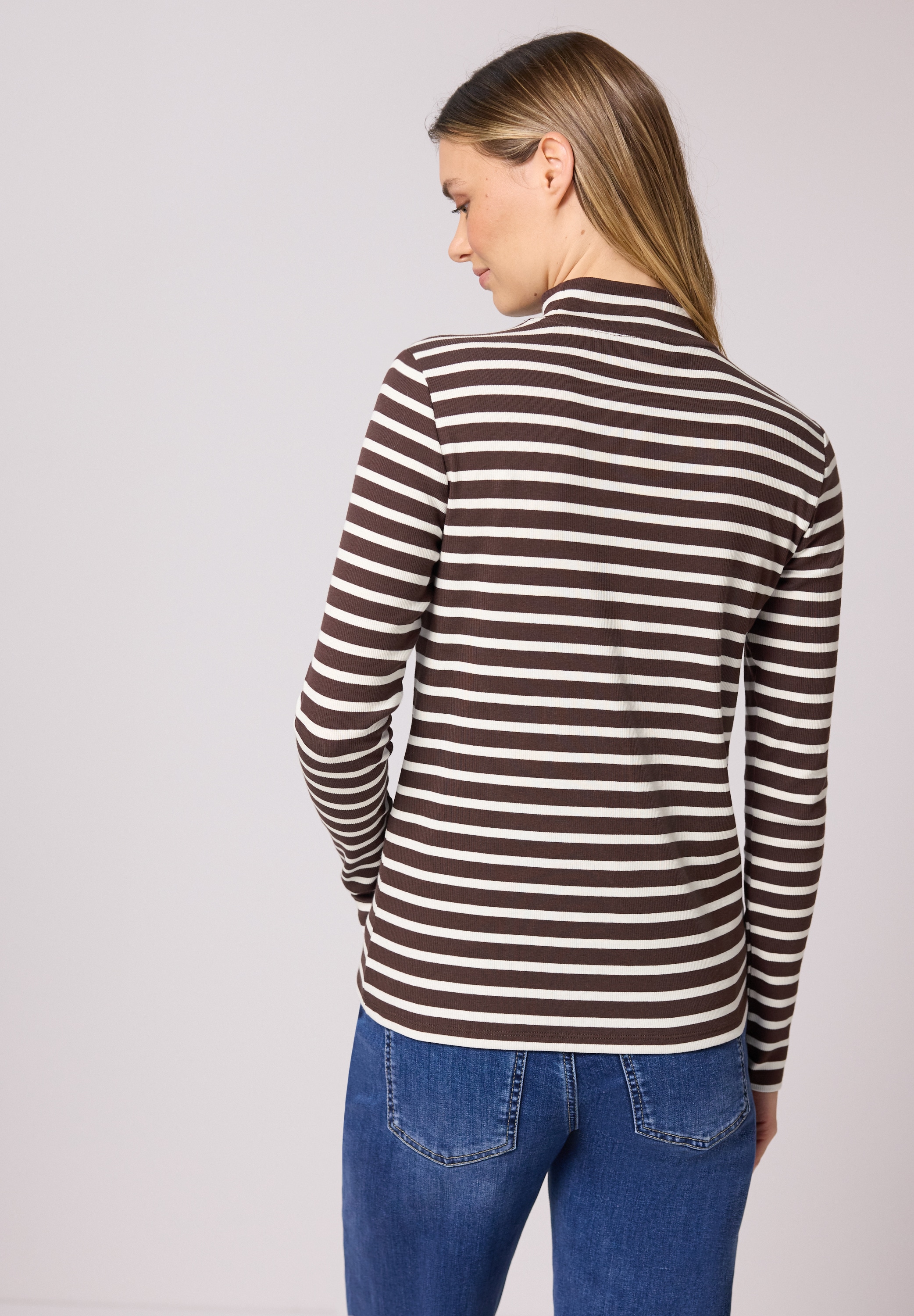 STREET ONE Langarmshirt mit Turtleneck