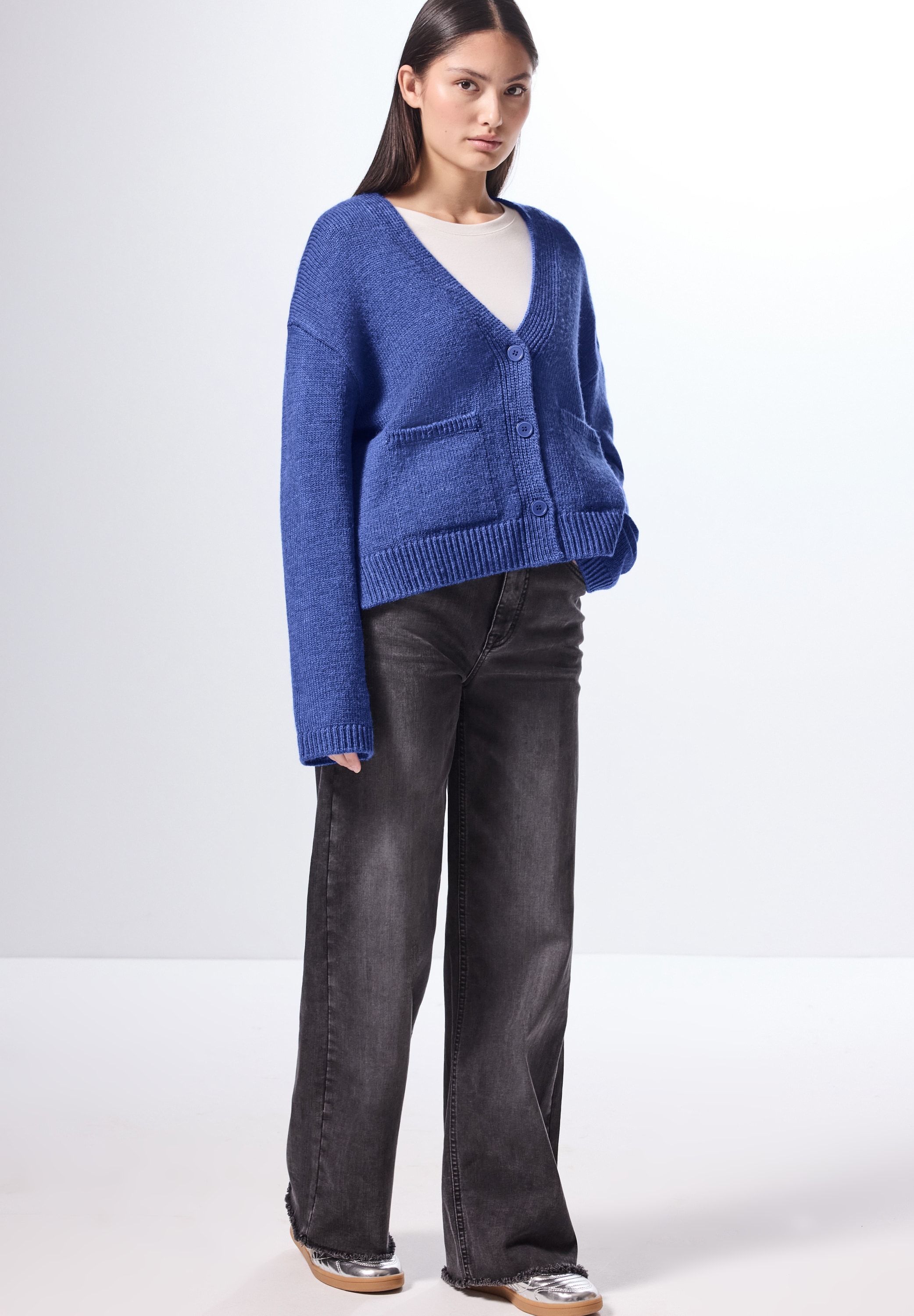 STREET ONE STUDIO Cardigan, mit V-Ausschnitt