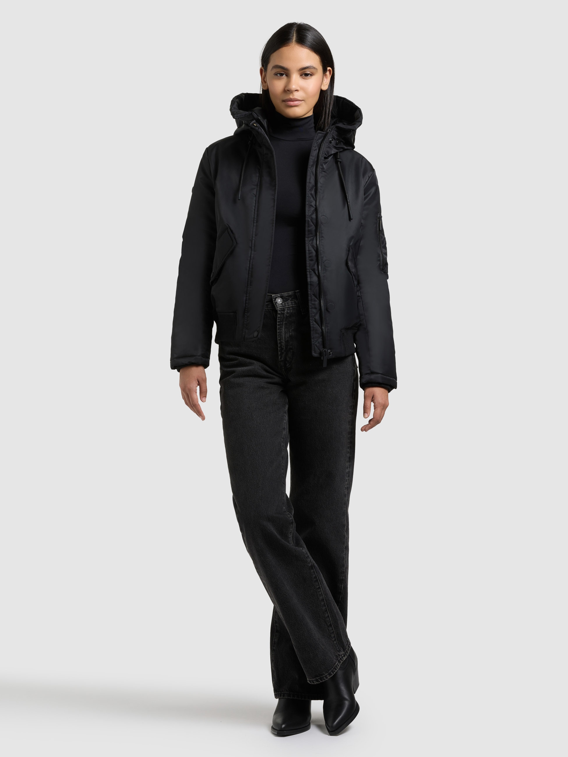 khujo Bomberjacke »TYLA«, mit Kapuze