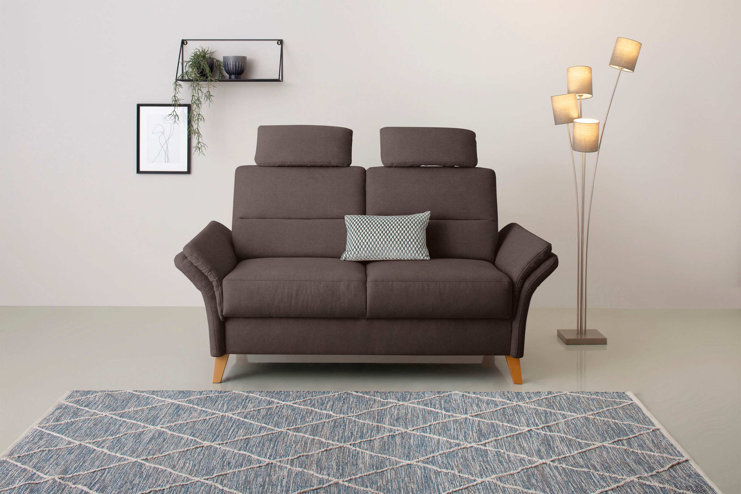 OTTO home 2-Sitzer "Westerland" Federkern-Polsterung. wahlweise mit Armlehnfunktion