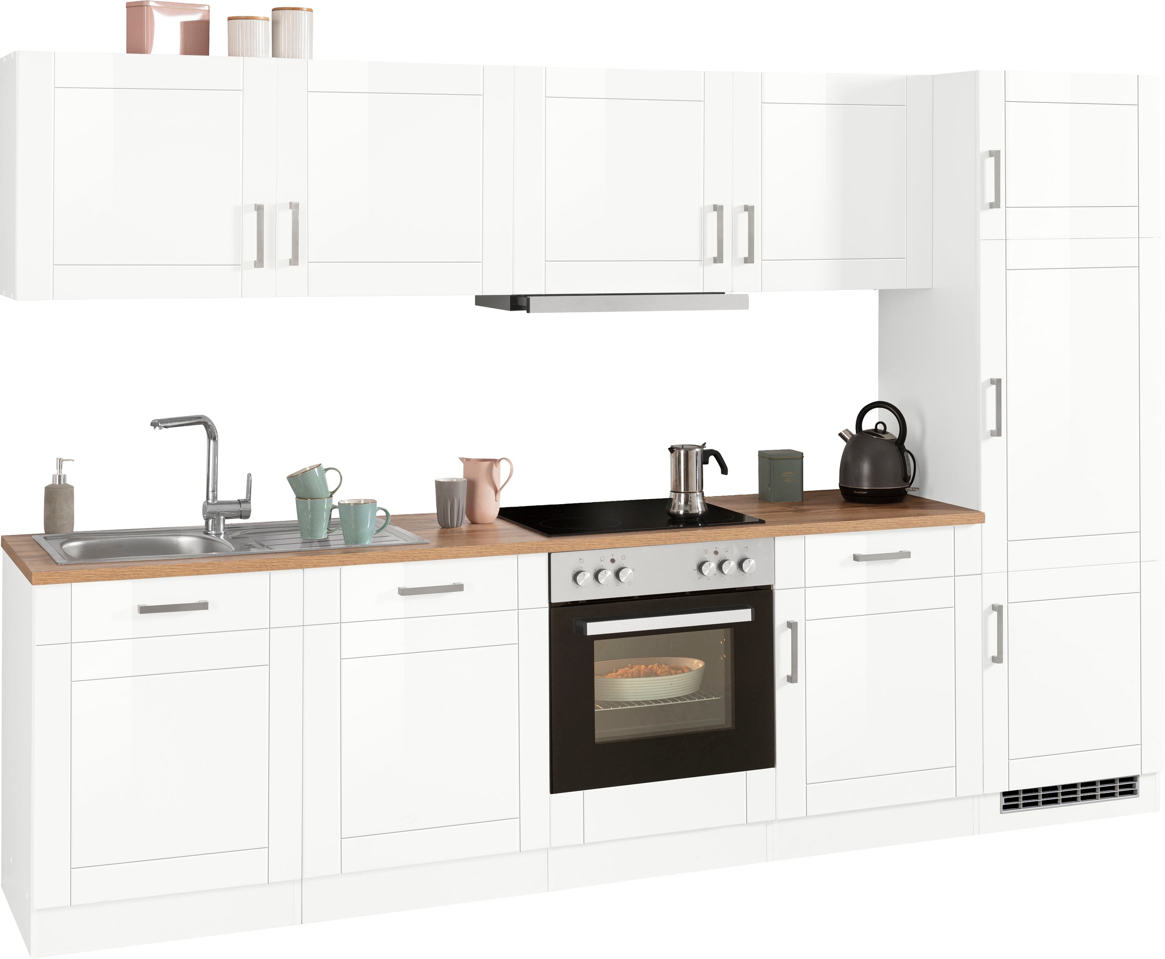 Thumbnail - KOCHSTATION Küchenzeile "KS-Tinnum" mit E-Geräten, Breite 300 cm