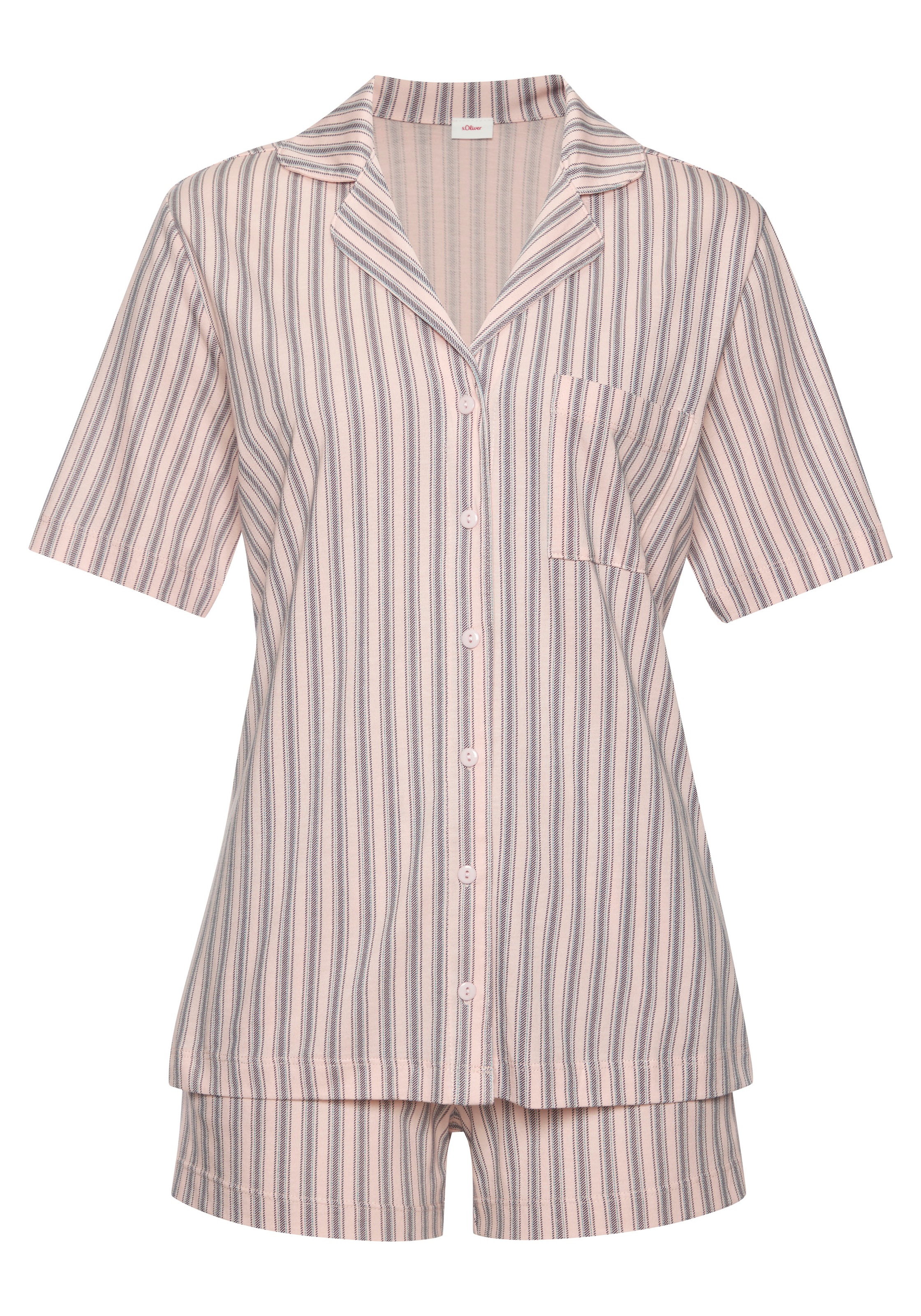 s.Oliver Shorty Set, 2 Stk. tlg., in klassischer Form günstig online kaufen