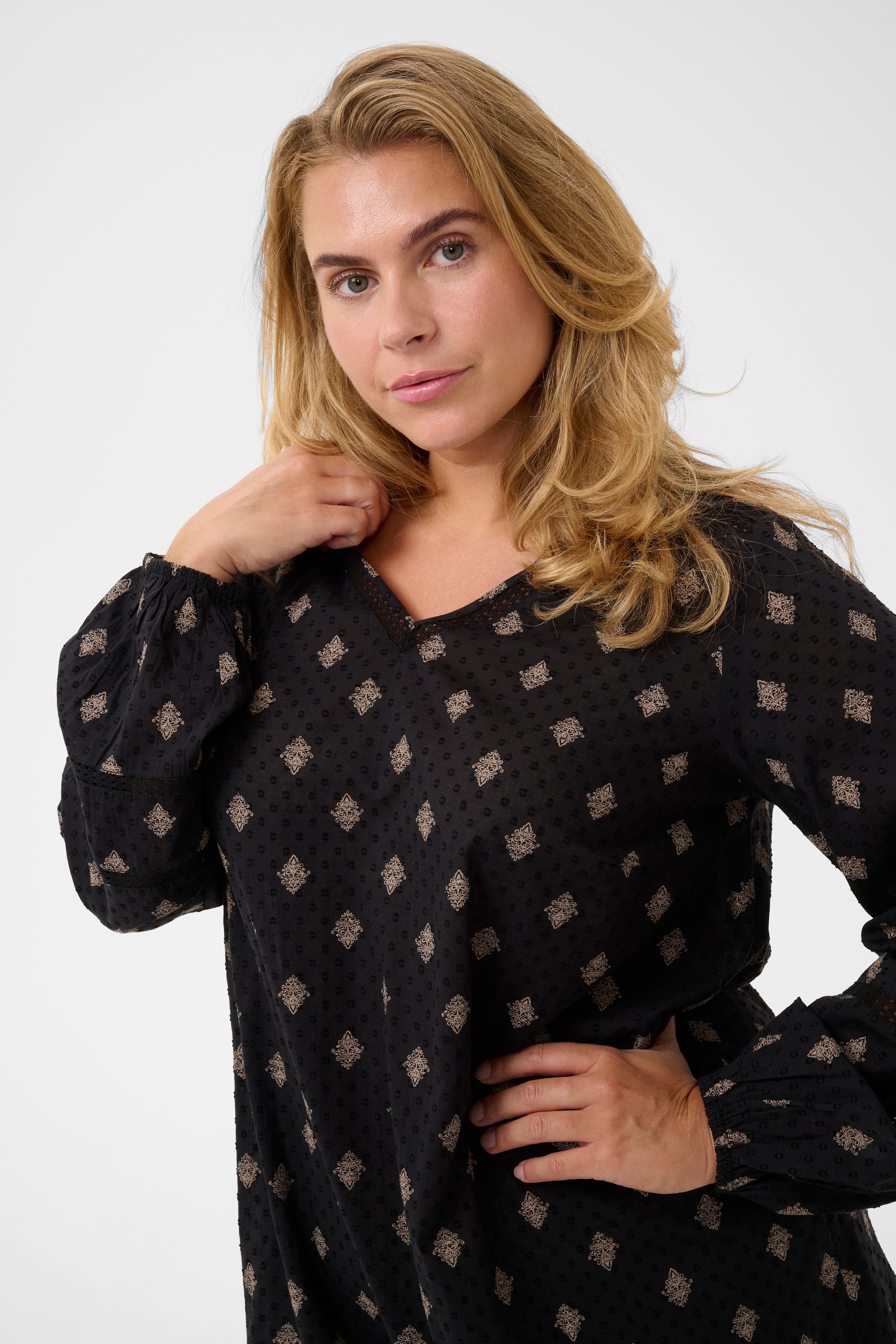 KAFFE Curve Midikleid »KAFFE Curve Kleid KCwily«