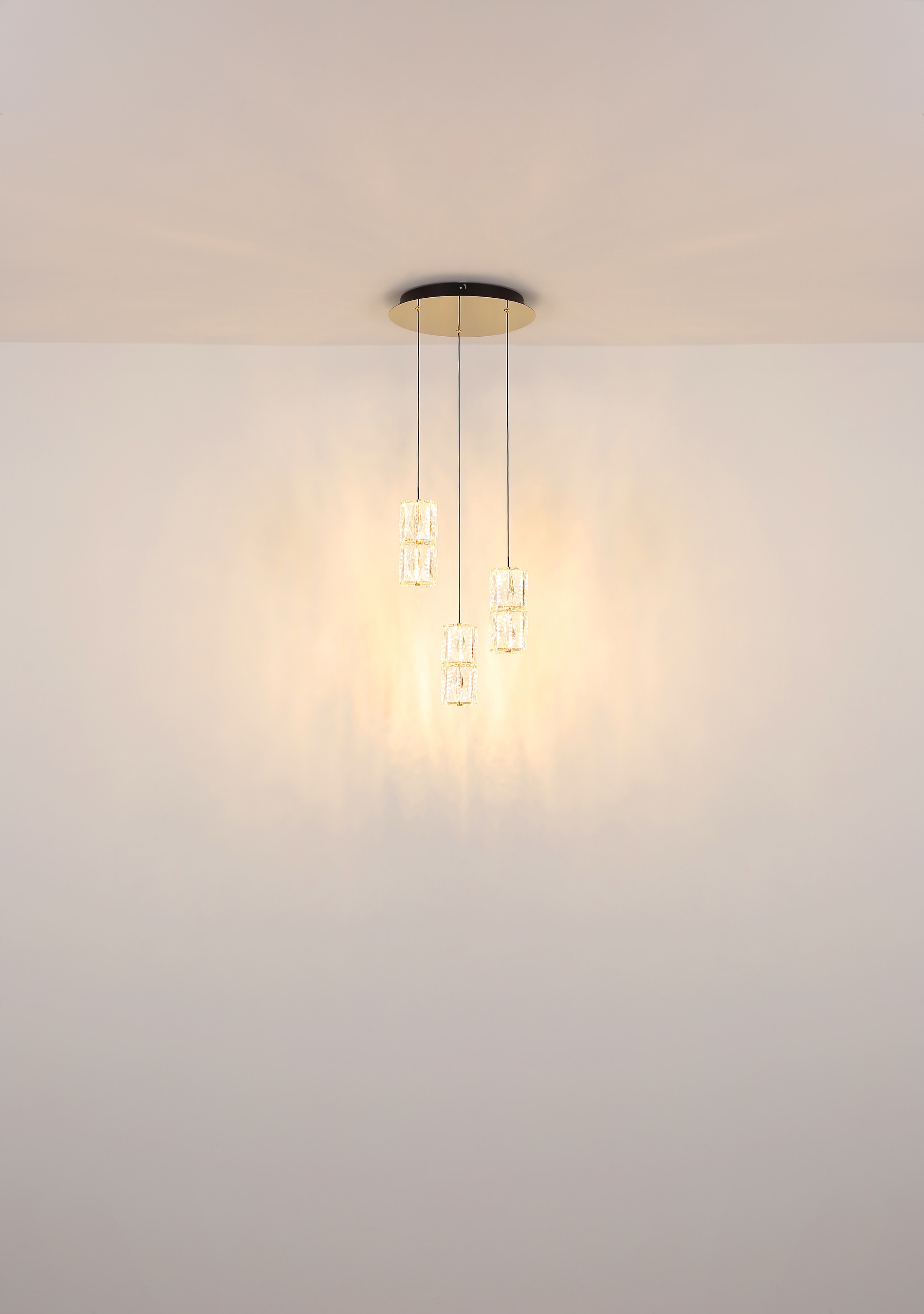 GLOBO LIGHTING LED Pendelleuchte »STEFANIE«, Leuchtmittel LED-Modul | LED fest integriert, Hängelampe/Hängeleuchte/Wohnzimmer/Esstisch/elegant