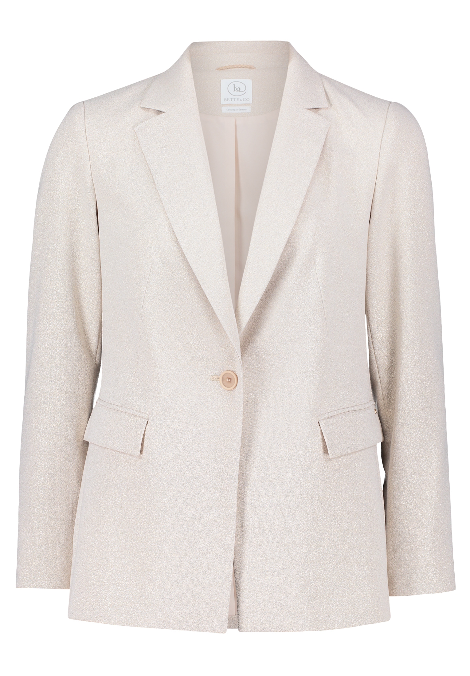 Betty&Co Longblazer »Betty & Co Businessblazer mit Taschen«, Material