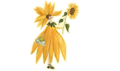 Wall-Art Wandtattoo »Gelbe Sonnenblumen Fee Mädchen«, (1 St.) kaufen