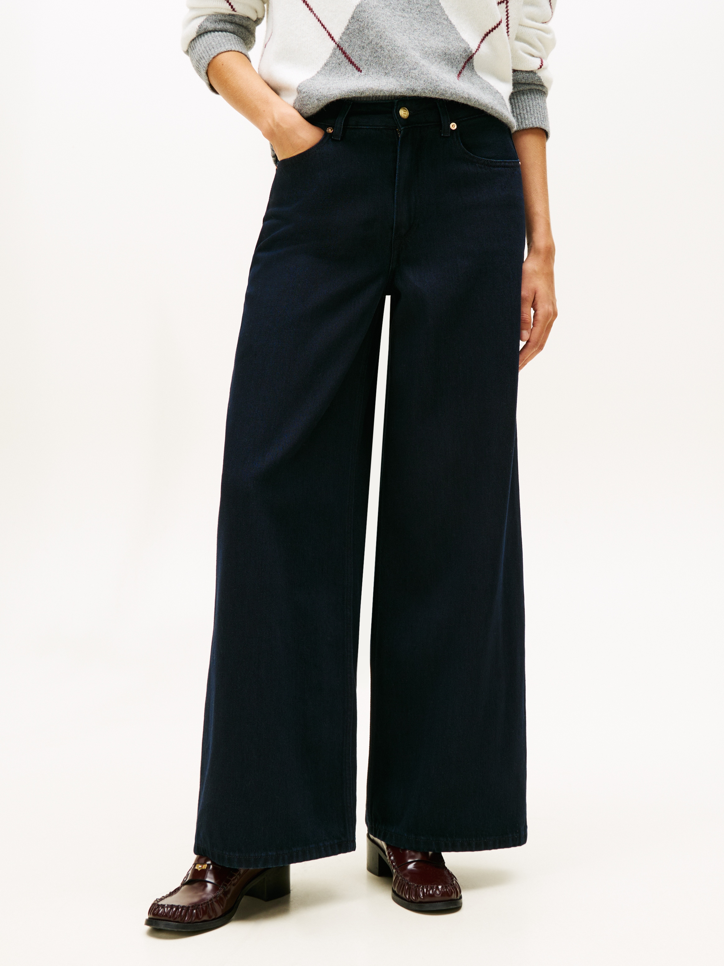 Tommy Hilfiger High-waist-Jeans "DNM 70s WIDE LEG HW" günstig online kaufen