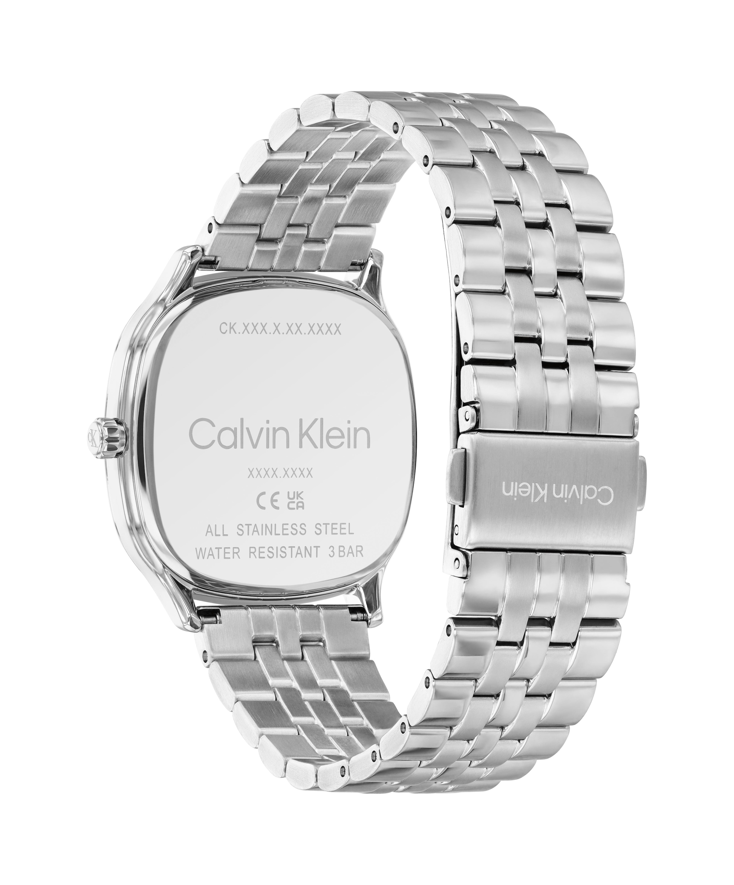 Calvin Klein Quarzuhr »CK SHAPE« Armbanduhr, Damenuhr, Herrenuhr, Edelstahlarmband, analog