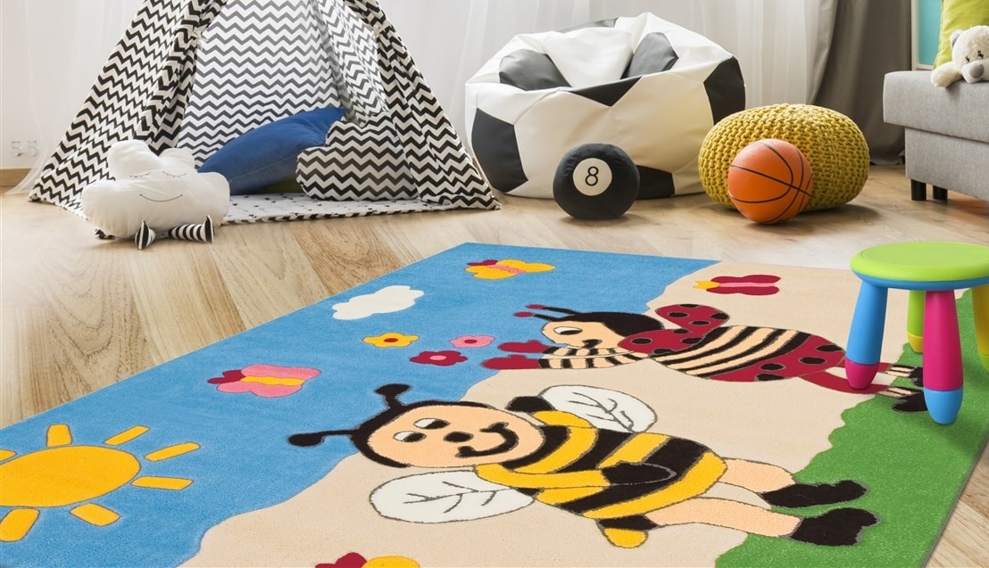 Arte Espina Kinderteppich "Joy 4091" rechteckig 22 mm Höhe Sehr strapazierfähig, Fußbodenheizungsgeeignet