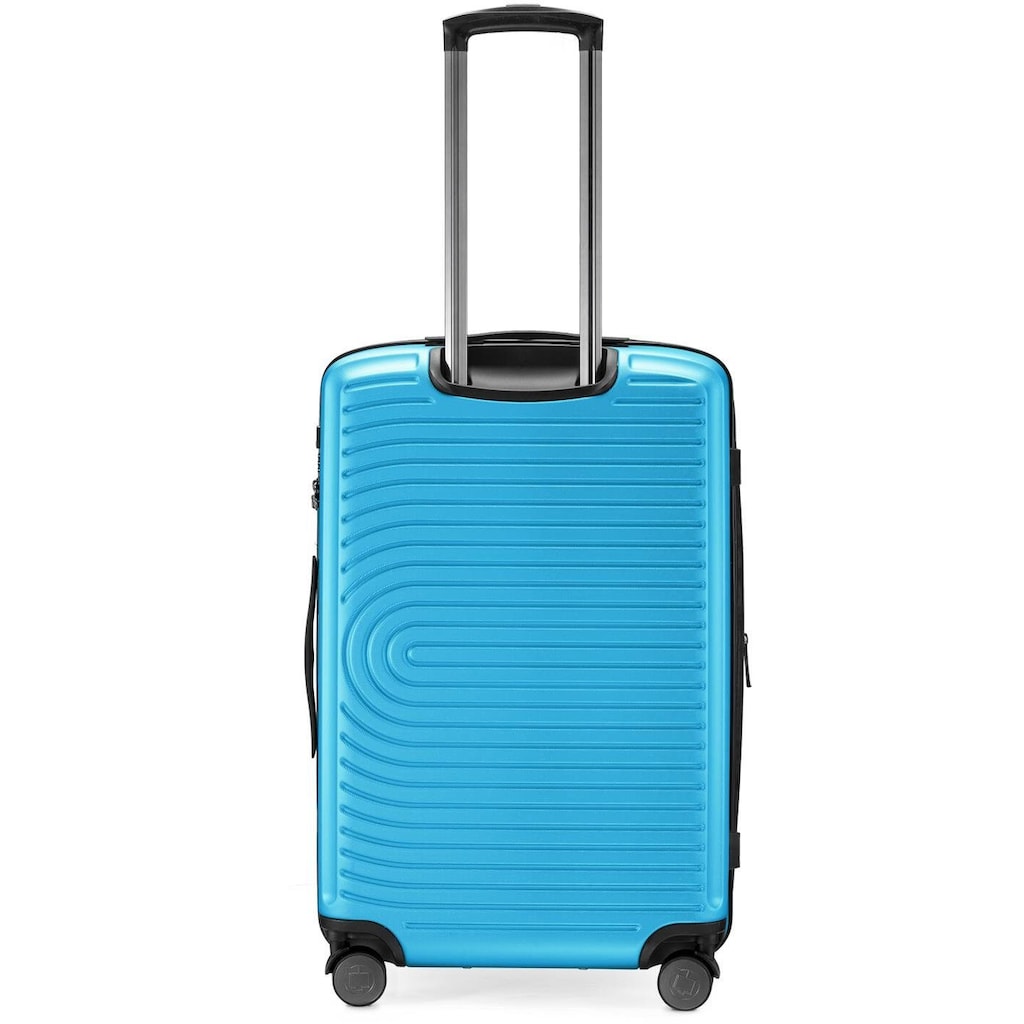 Hauptstadtkoffer Hartschalen-Trolley »Mitte, 68 cm, cyanblau«, 4 Rollen