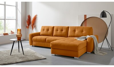 INOSIGN Ecksofa »Henderson de Luxe«, Boxspring, in 2 Breiten, incl. Bettfunktion und Bettkasten, incl. Topper und Zierkissen kaufen INOSIGN Ecksofa »Henderson de Luxe«, Boxspring, in 2 Breiten, incl. Bettfunktion und Bettkasten, incl. Topper und Zierkissen kaufen