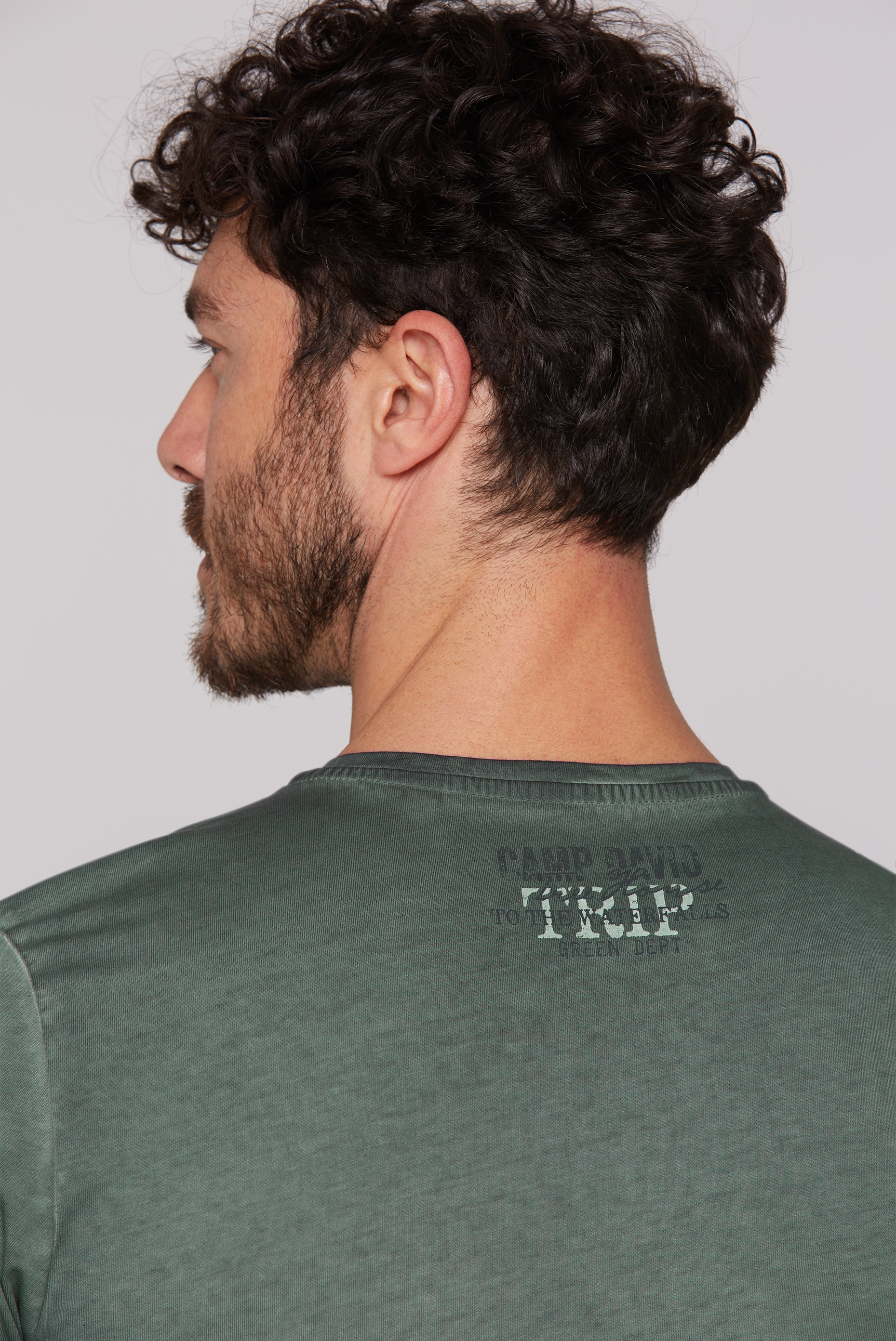 CAMP DAVID Rundhalsshirt, aus Baumwolle