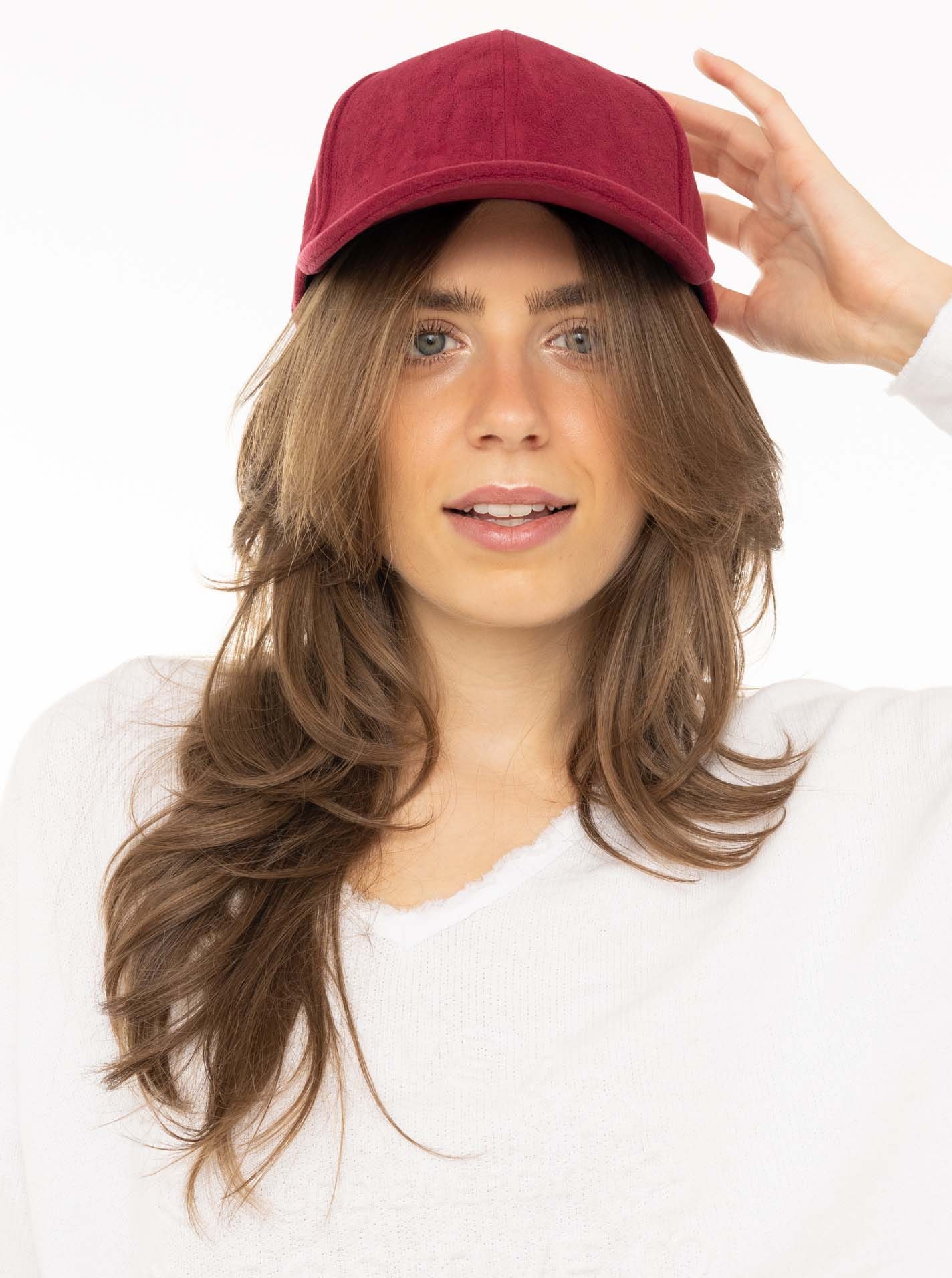 Zwillingsherz Baseball Cap »"Velour"« Samtiges Material, unifarben