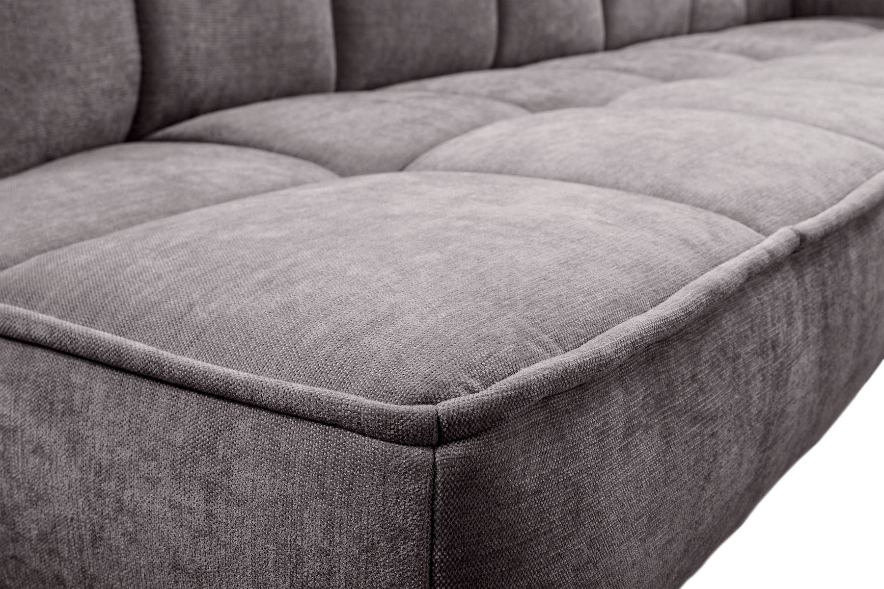 exxpo - sofa fashion Eckbank »Latte« moderne Sitz- und Rückensteppung, bequem und elegant, hoher Holzfuß