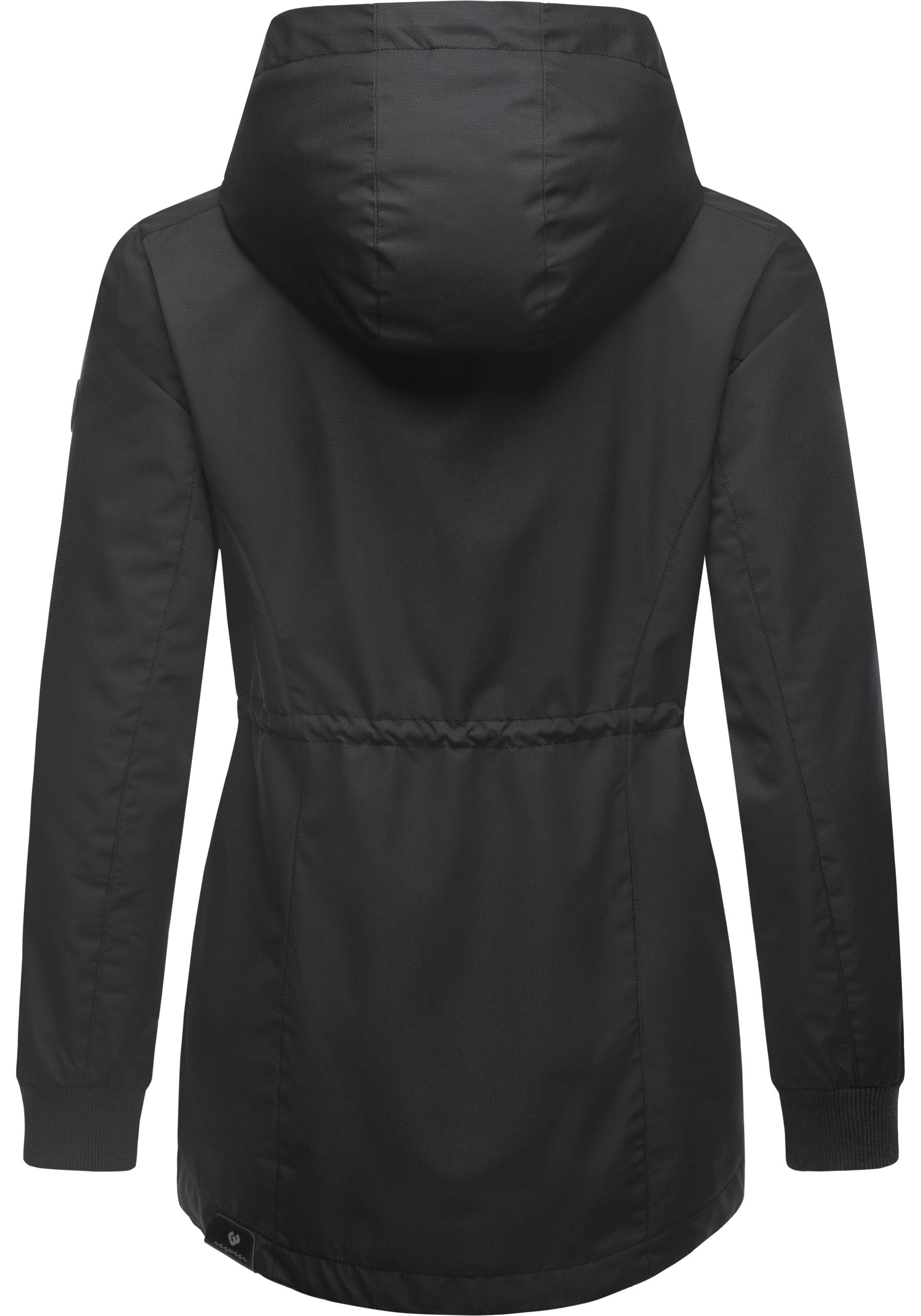 Thumbnail - Ragwear Outdoorjacke "Dowey Tech", mit Kapuze, stylische wasserdichte Übergangsjacke mit großer Kapuze