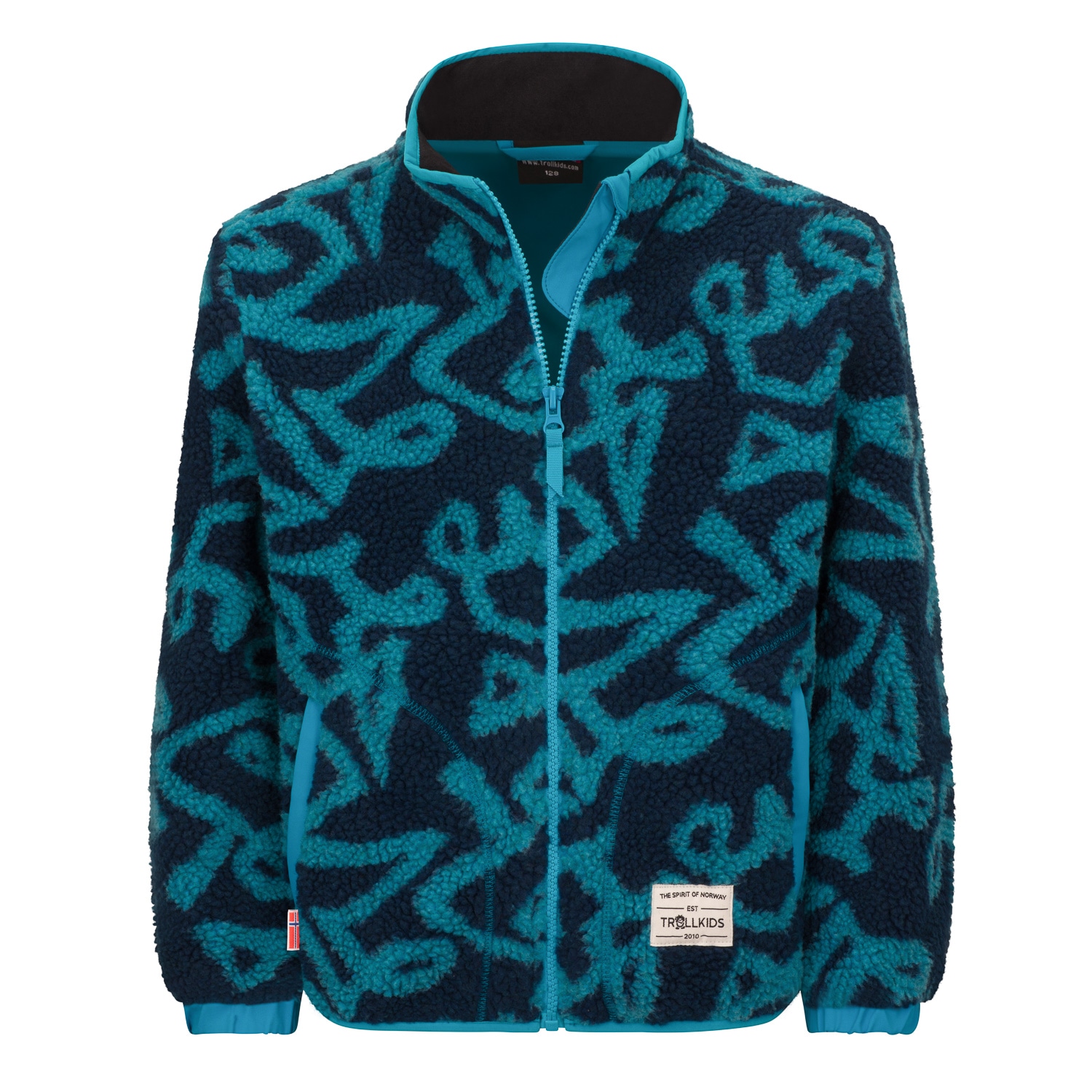 TROLLKIDS Fleecejacke »KIDS LYNGDAL JACKET« sportlich, mit neutralem Schnitt, aus Polyester