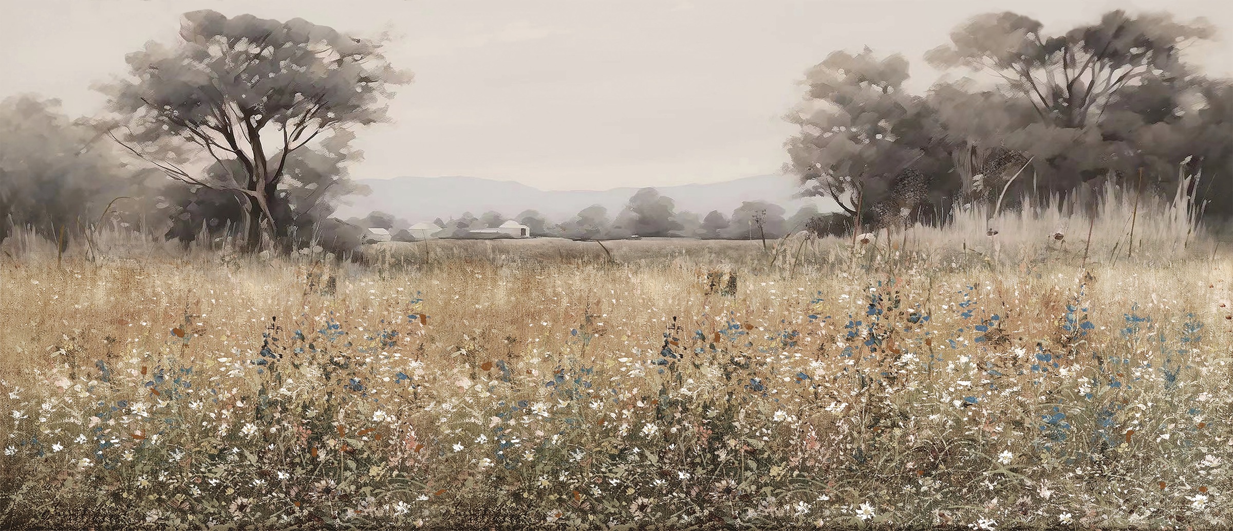 Bönninghoff Ölgemälde Blumenbilder  Blumenwiese  Felder  Landschaft  Natur günstig online kaufen