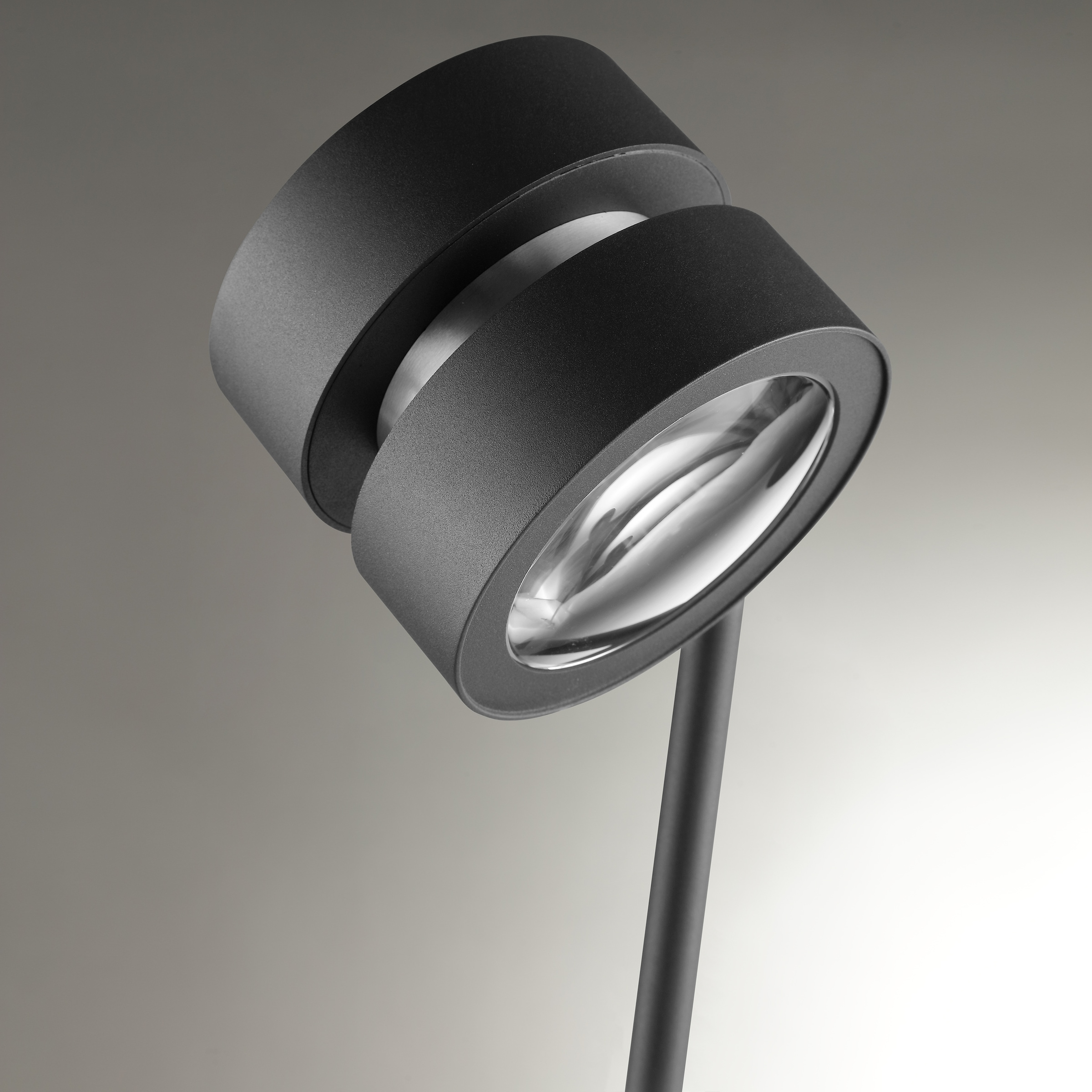 lumiCouture LED Stehlampe »Glow Sphere« LED-Modul 1 Stk. Warmweiß Ø26 cm x 146 cm, 1200 lm, 2700K, Up Downlight, Aluminium/Glas, schwarz