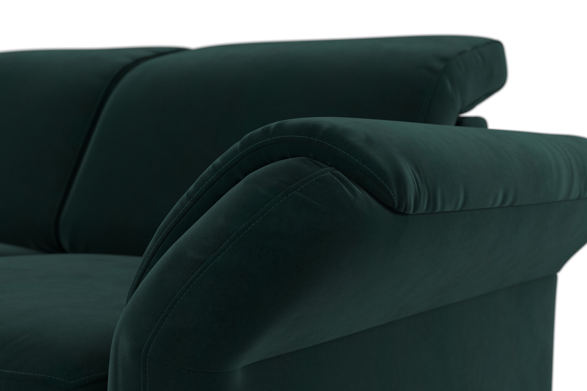 sit&more Ecksofa »Apulia L-Form«, wahlweise Bettfunktion, Bettkasten und Kopf- und Armteilverstellung