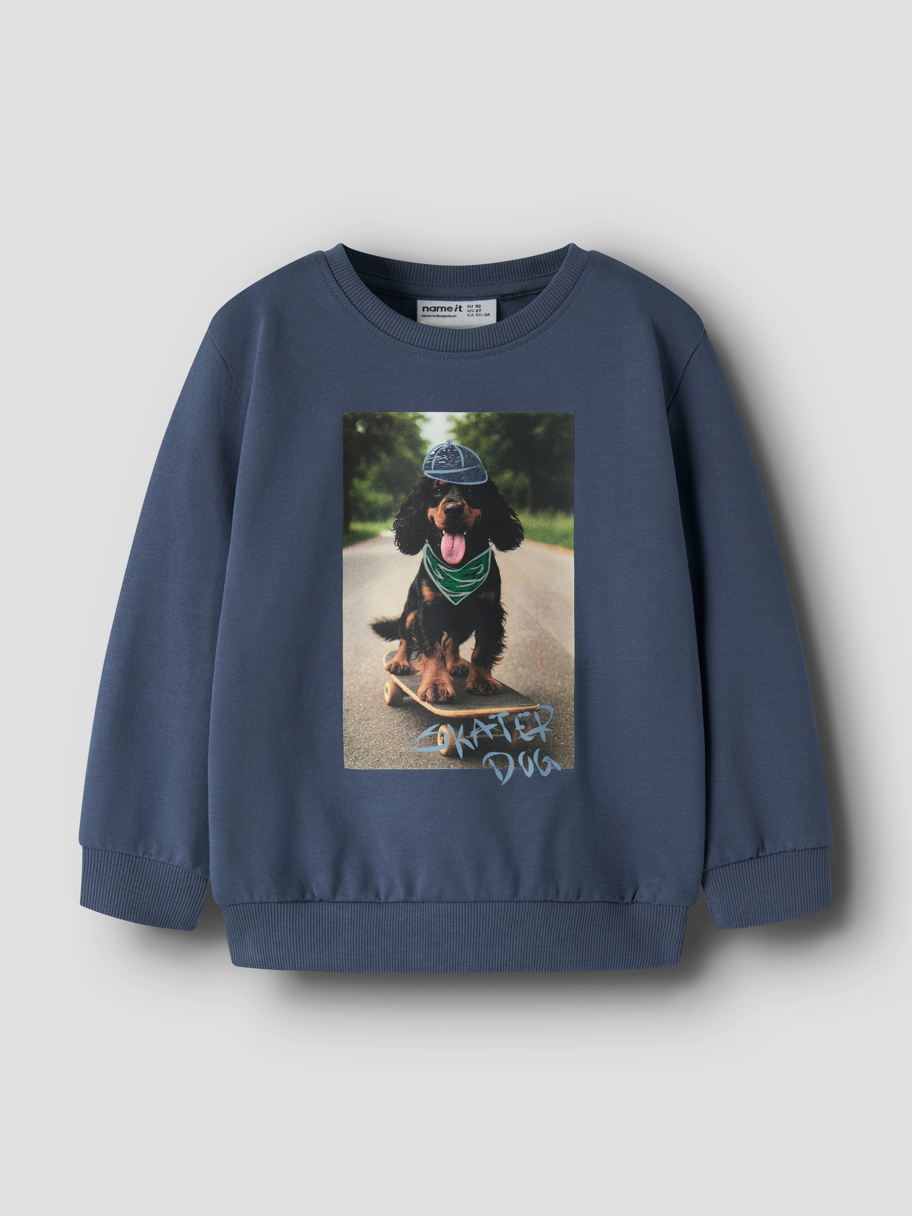 Name It Sweatshirt "NMMVOTO LS NREG SWEAT UNB", Baumwolle, regular fit