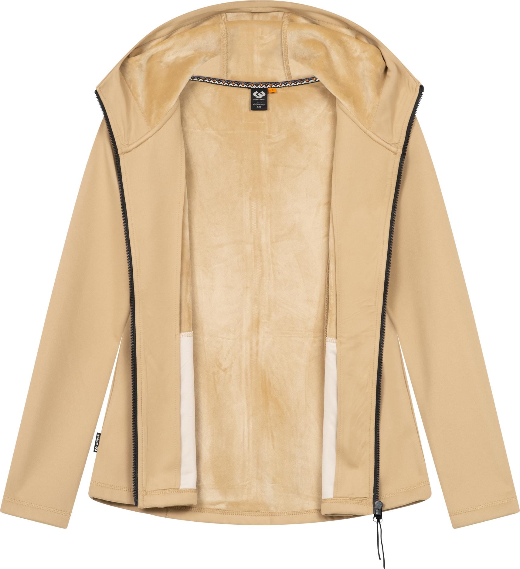 Ragwear Kapuzensweatjacke »Lyshka«, Sportliche weiche und elastische Kapuzenjacke