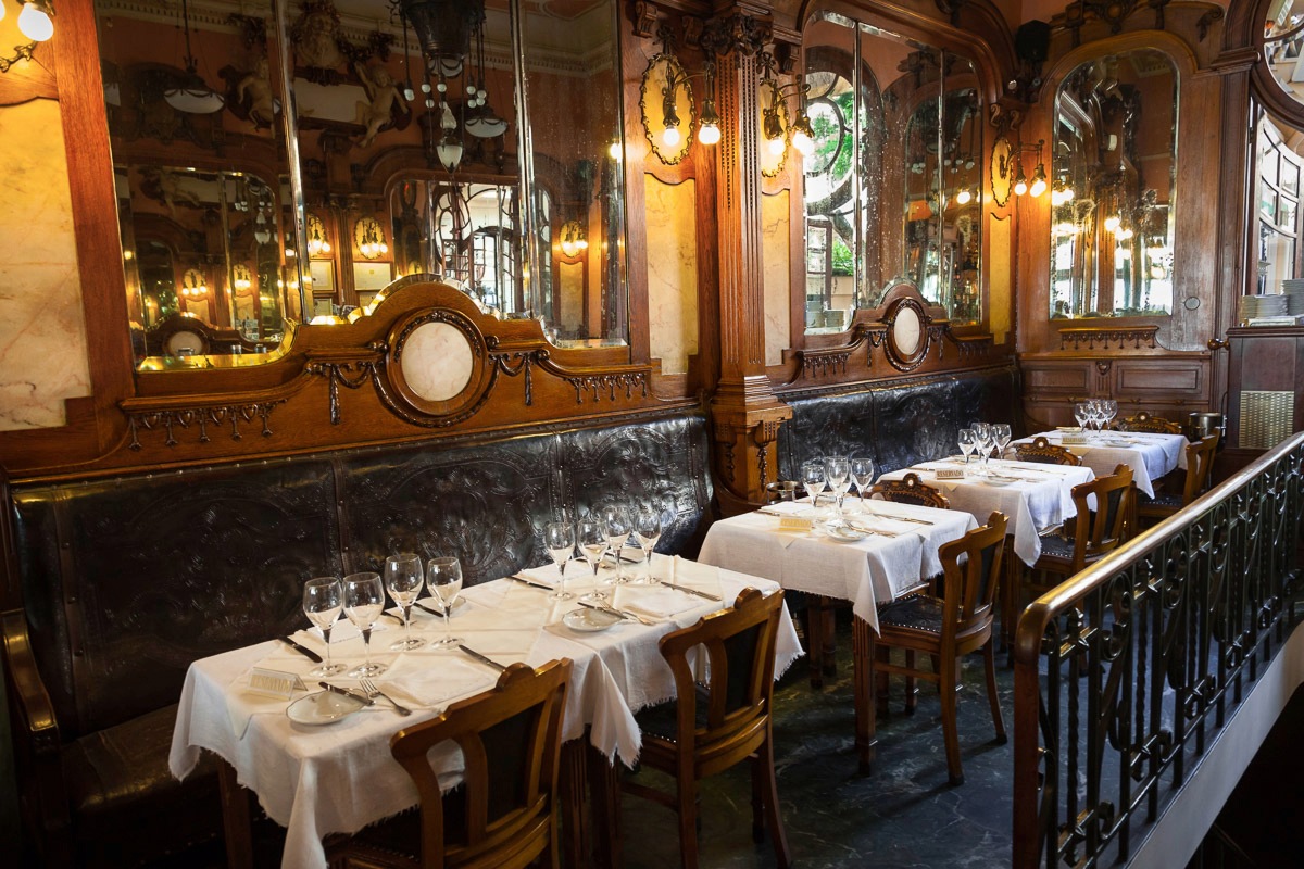 Papermoon Fototapete »Vintage Restaurant«