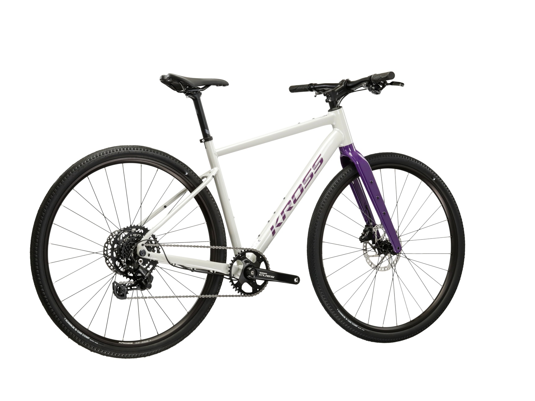 Kross Gravelbike »KROSS Gravelbike Esker 1.0 28" grau 18 Gänge Gabel aus Carbon 2026« 18 Gang Shimano CUES U3020 Schaltwerk Kettenschaltung Carbon aus Gabel