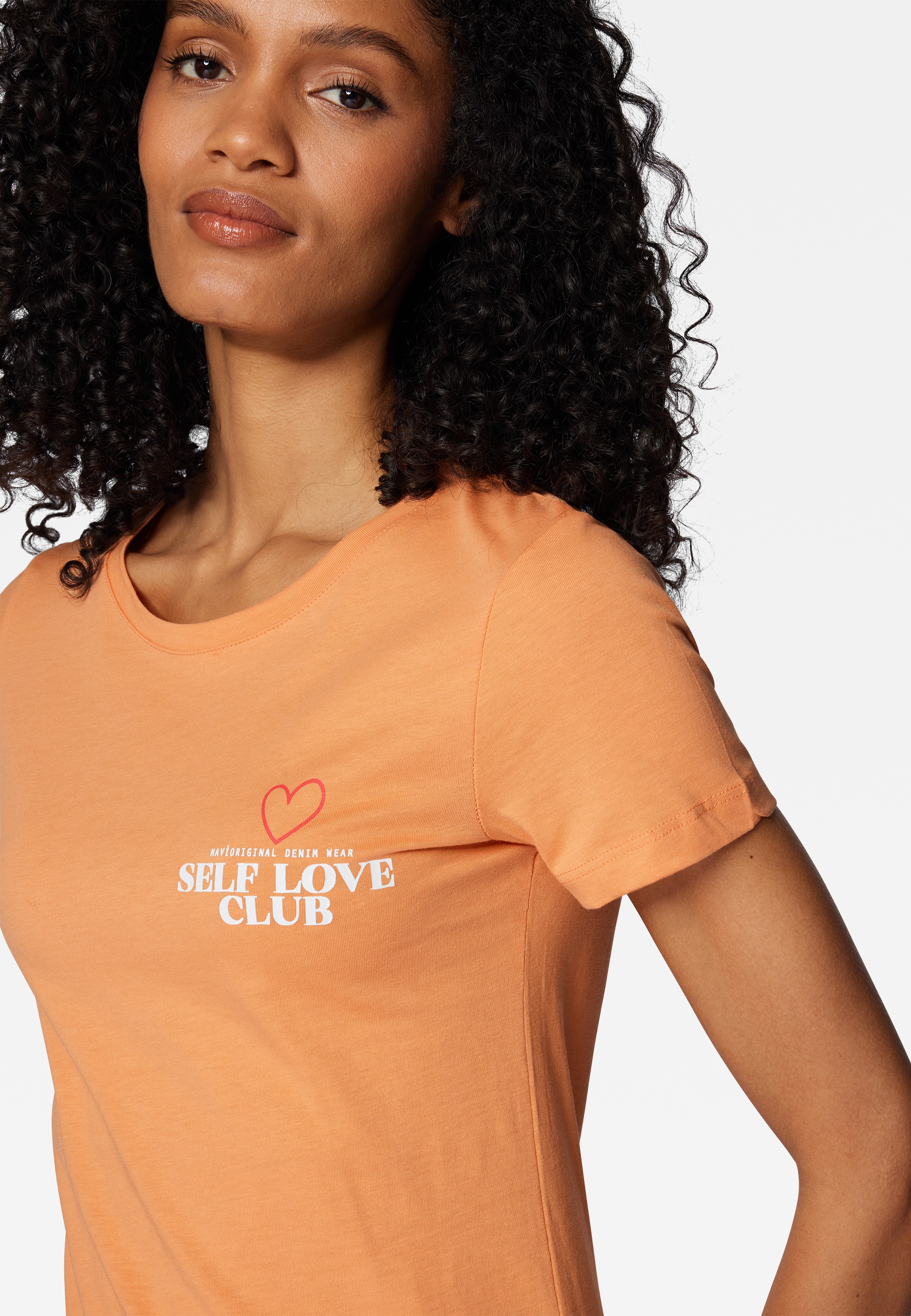 Mavi T-Shirt »SELF LOVE CLUB PRINTED TEE«, T-Shirt mit Druck
