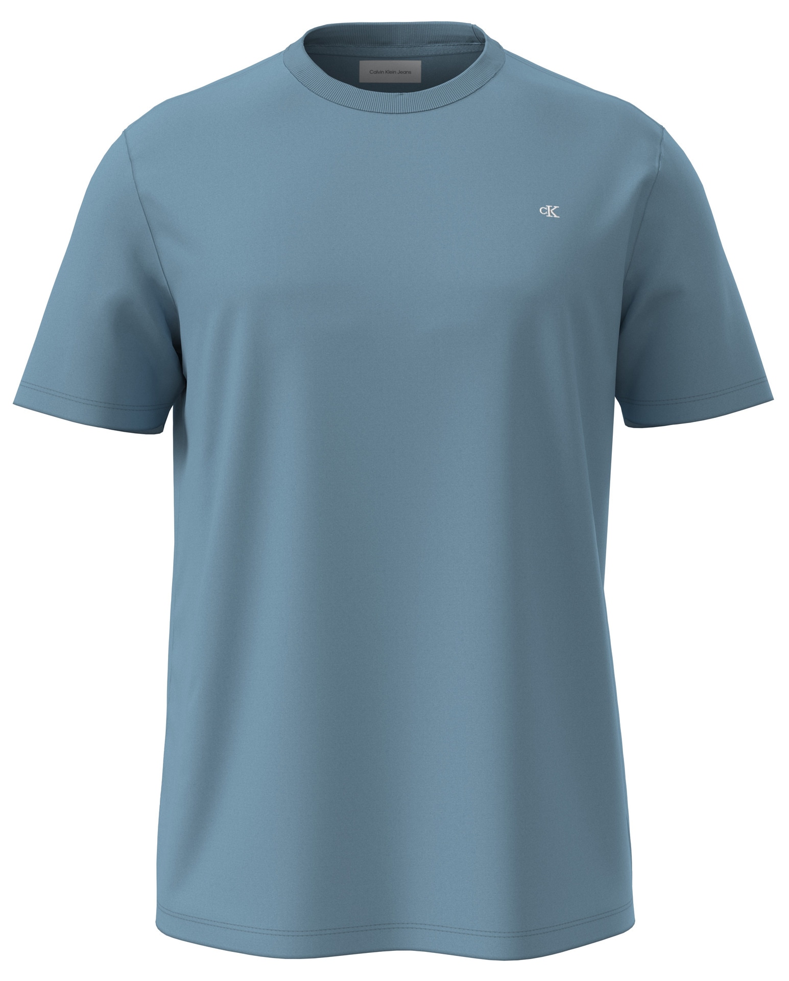 Calvin Klein Jeans T-Shirt »SS SMOOTH CTTN SOLID CREWNK TEE«, mit Logo