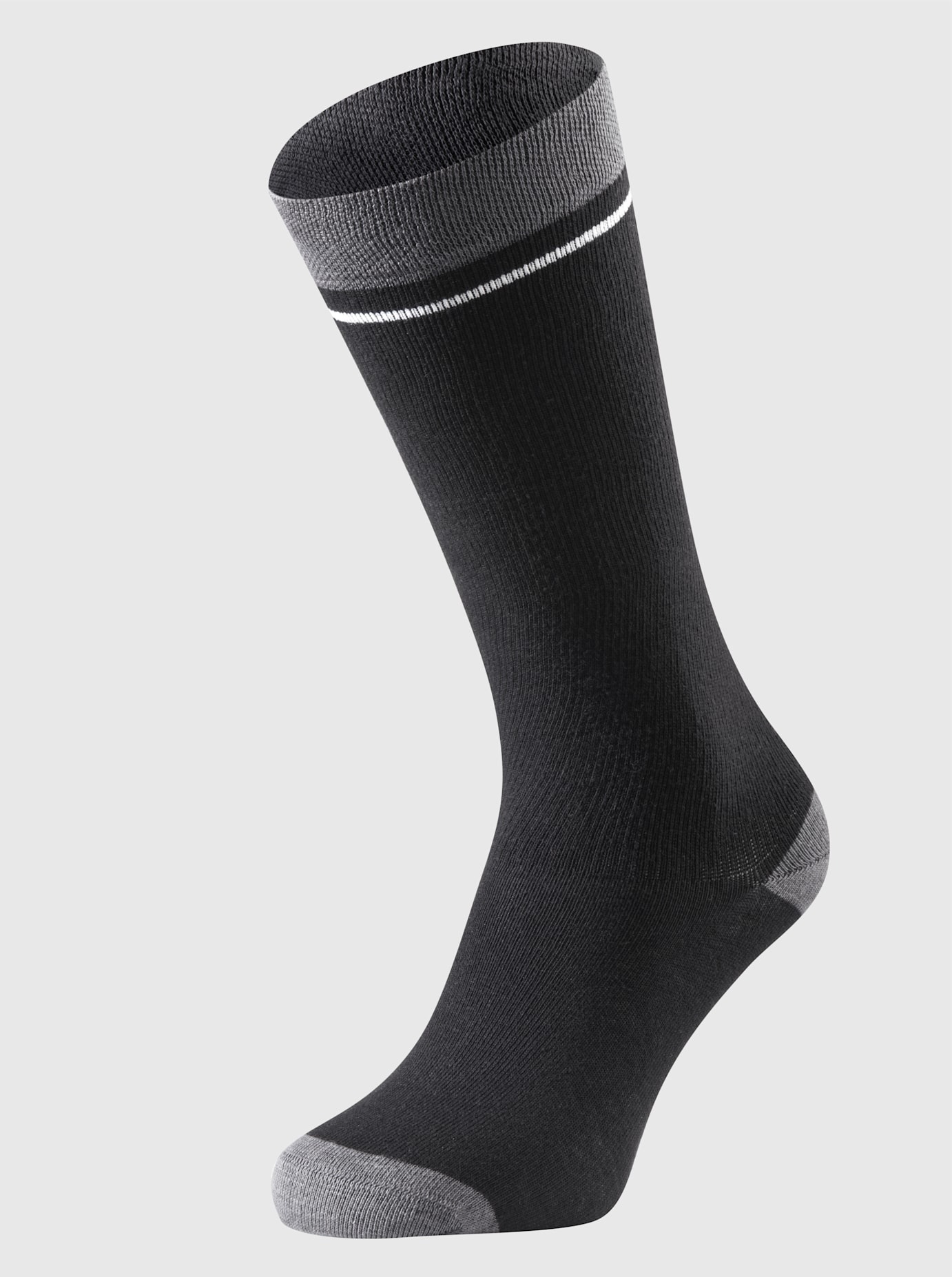 WÄSCHEPUR Kompressionsstrümpfe, Gr. 4schwarz, 60% Baumwolle, 28% Polyamid, 12% Elasthan, Socken